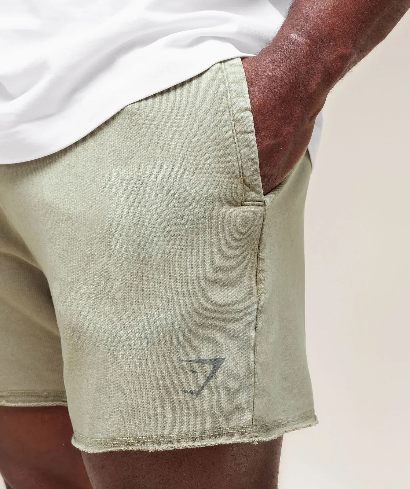 Gymshark Heritage 5" Shorts "Stone Grey"