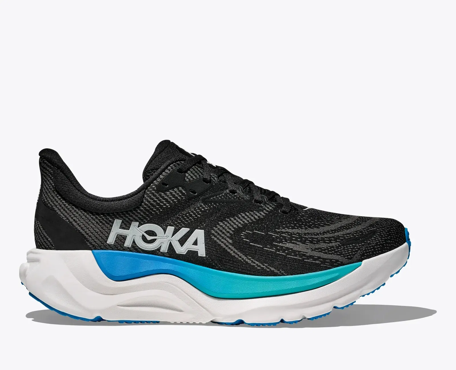 HOKA Arahi 8 Black Skyward Blue
