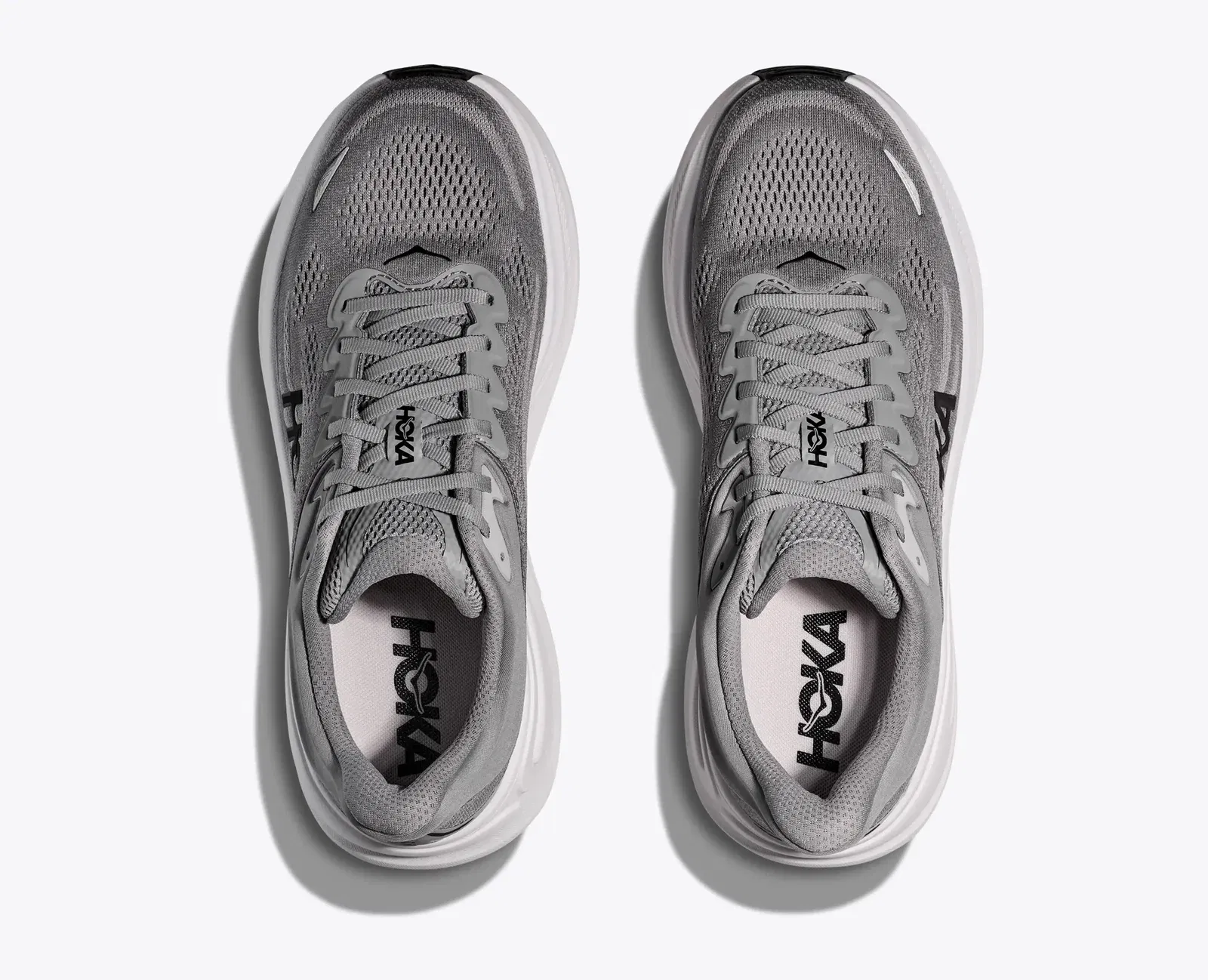 HOKA Bondi 9 Galactic Stellar Grey
