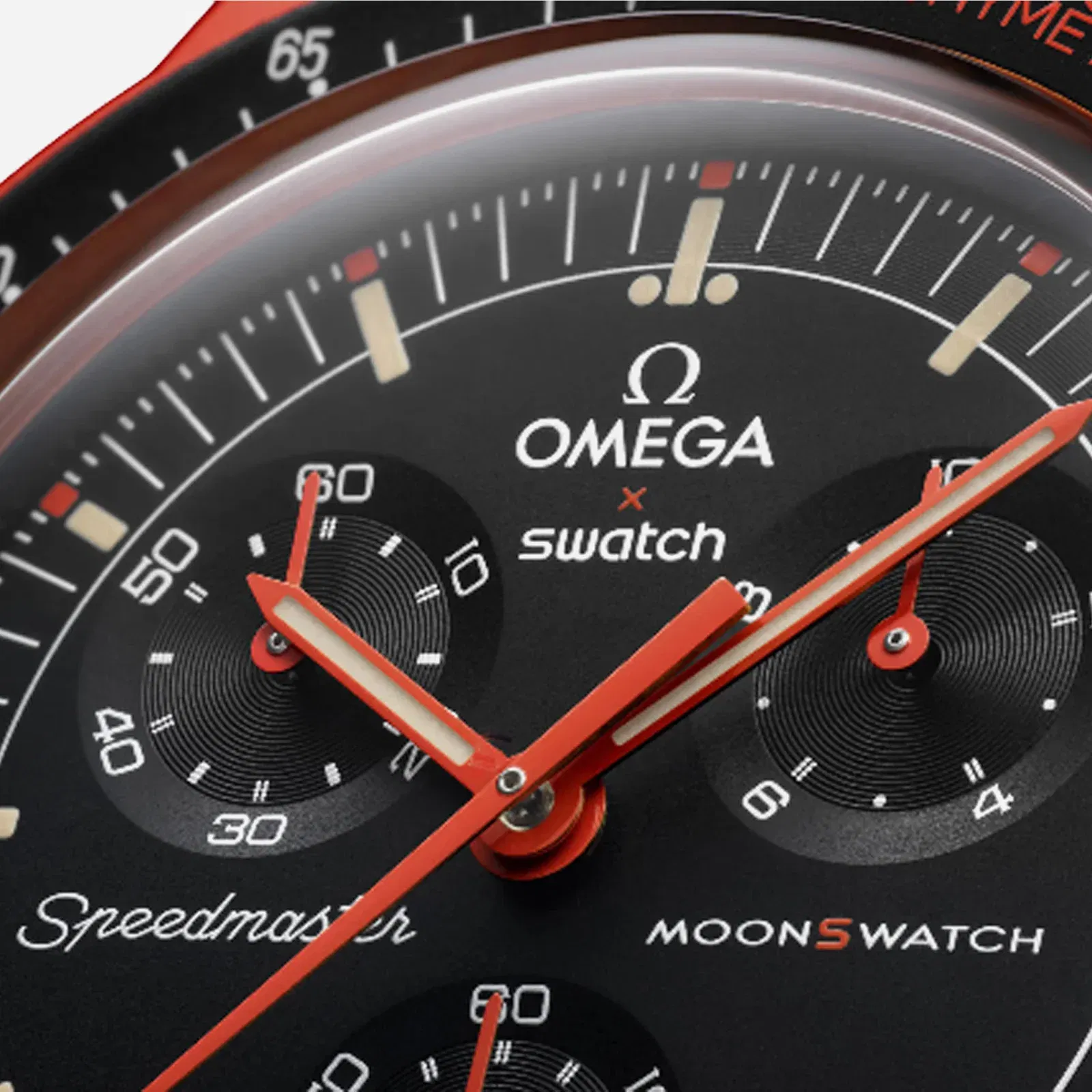 Swatch X Omega Bioceramic Moonswatch Mission On Earth - Lava