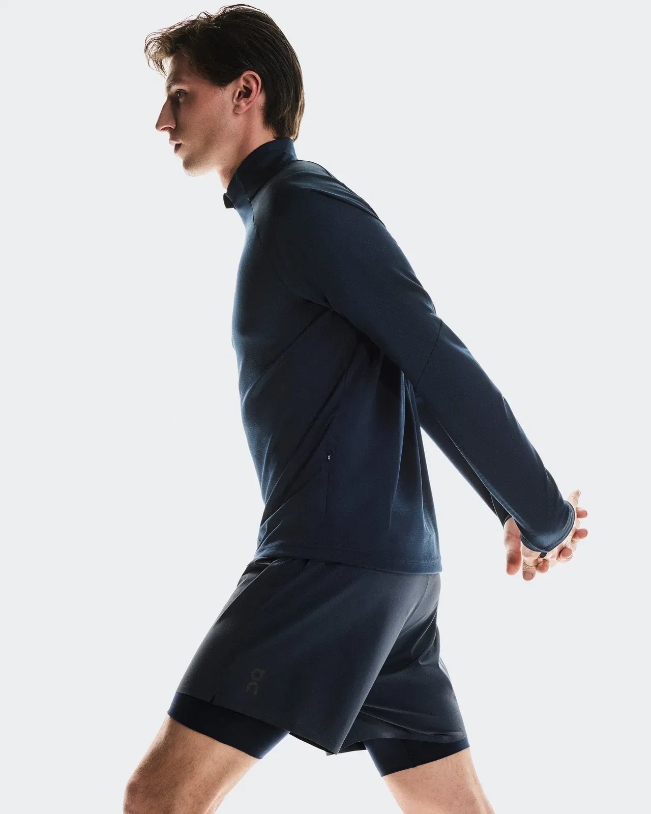 On 5" Performance 2/1 Shorts Navy Navy