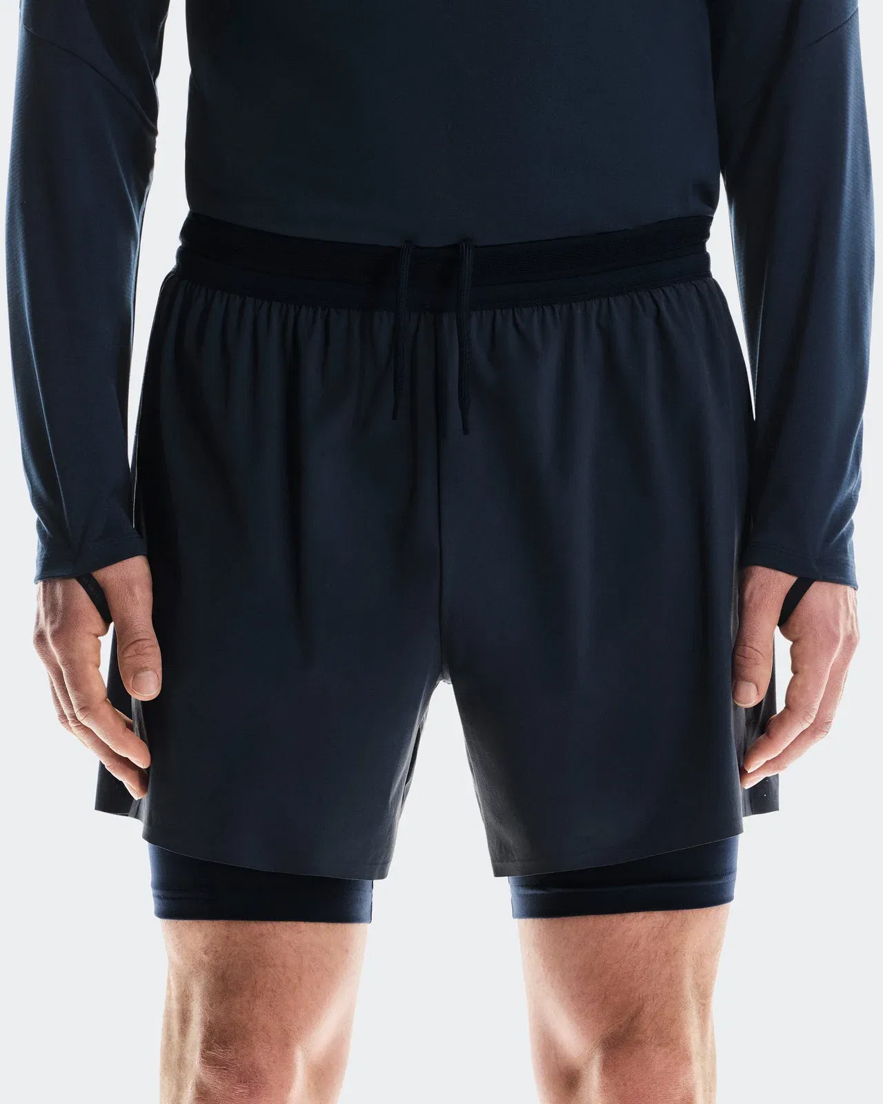 On 5" Performance 2/1 Shorts Navy Navy