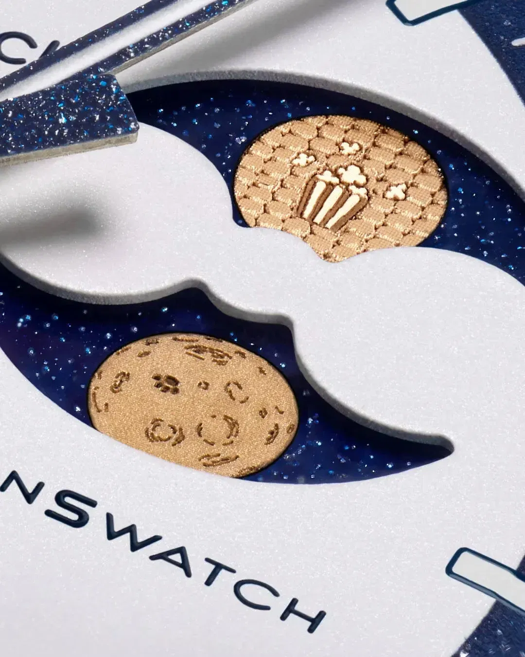 Swatch X Omega Bioceramic Moonswatch Mission To Earthphase - Moonshine Snoopy Gold Popcorn