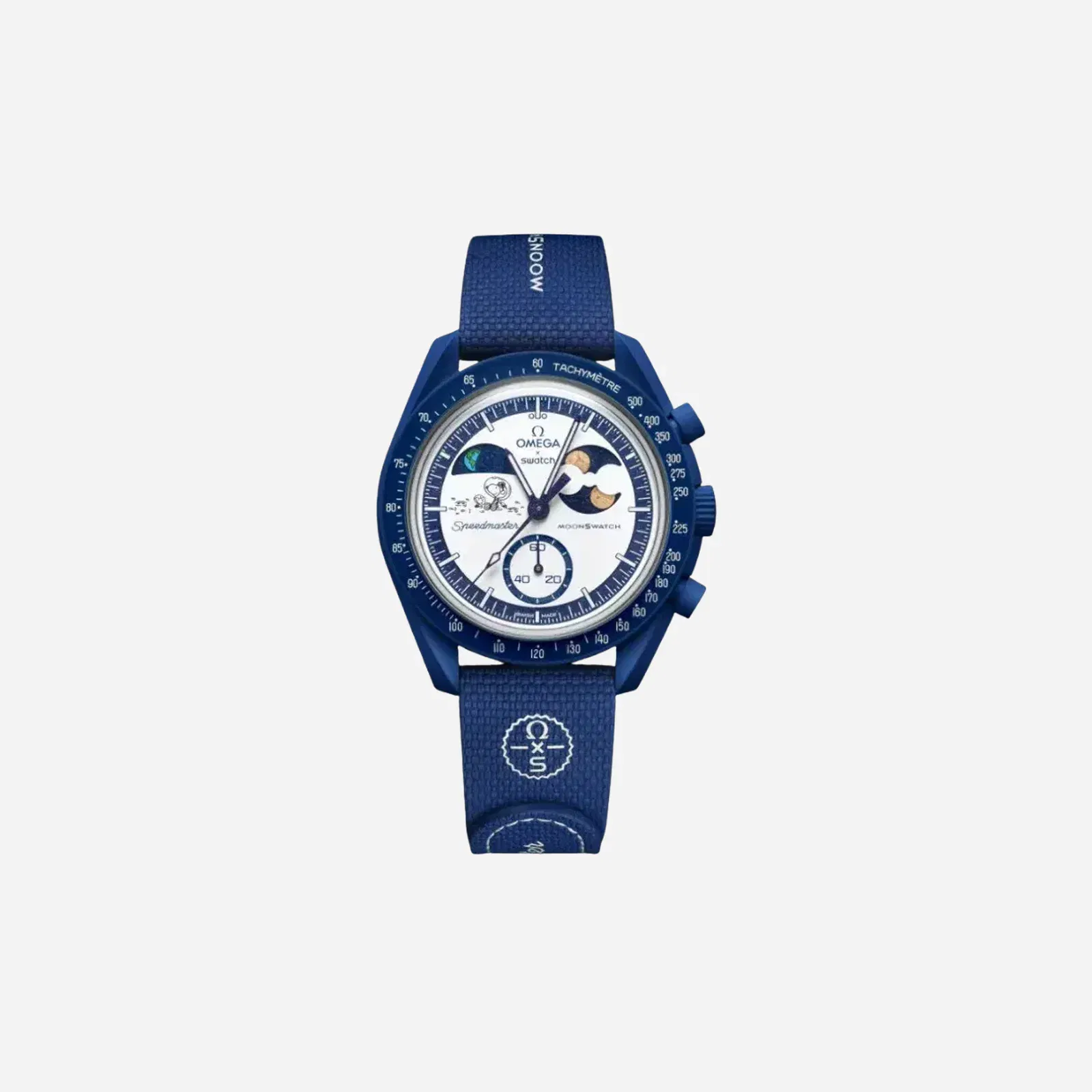 Swatch X Omega Bioceramic Moonswatch Mission To Earthphase - Moonshine Snoopy Gold Popcorn