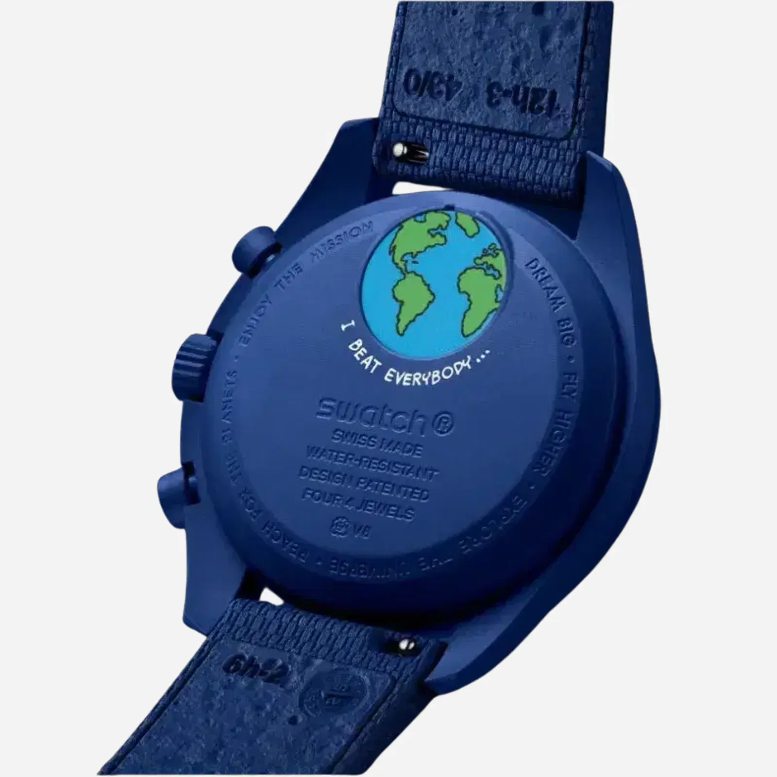 Swatch X Omega Bioceramic Moonswatch Mission To Earthphase - Moonshine Snoopy Gold Popcorn