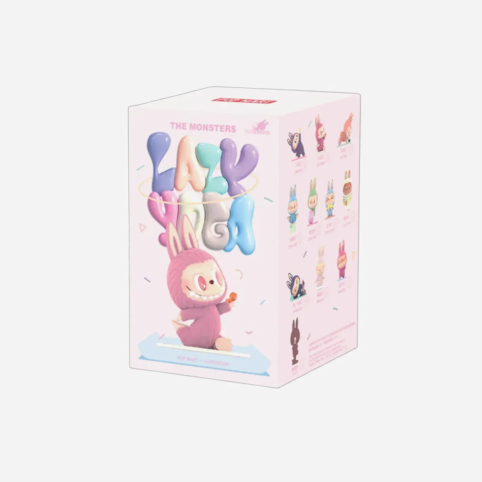 Pop Mart Labubu The Monsters Lazy Yoga Series Figures Sealed Case