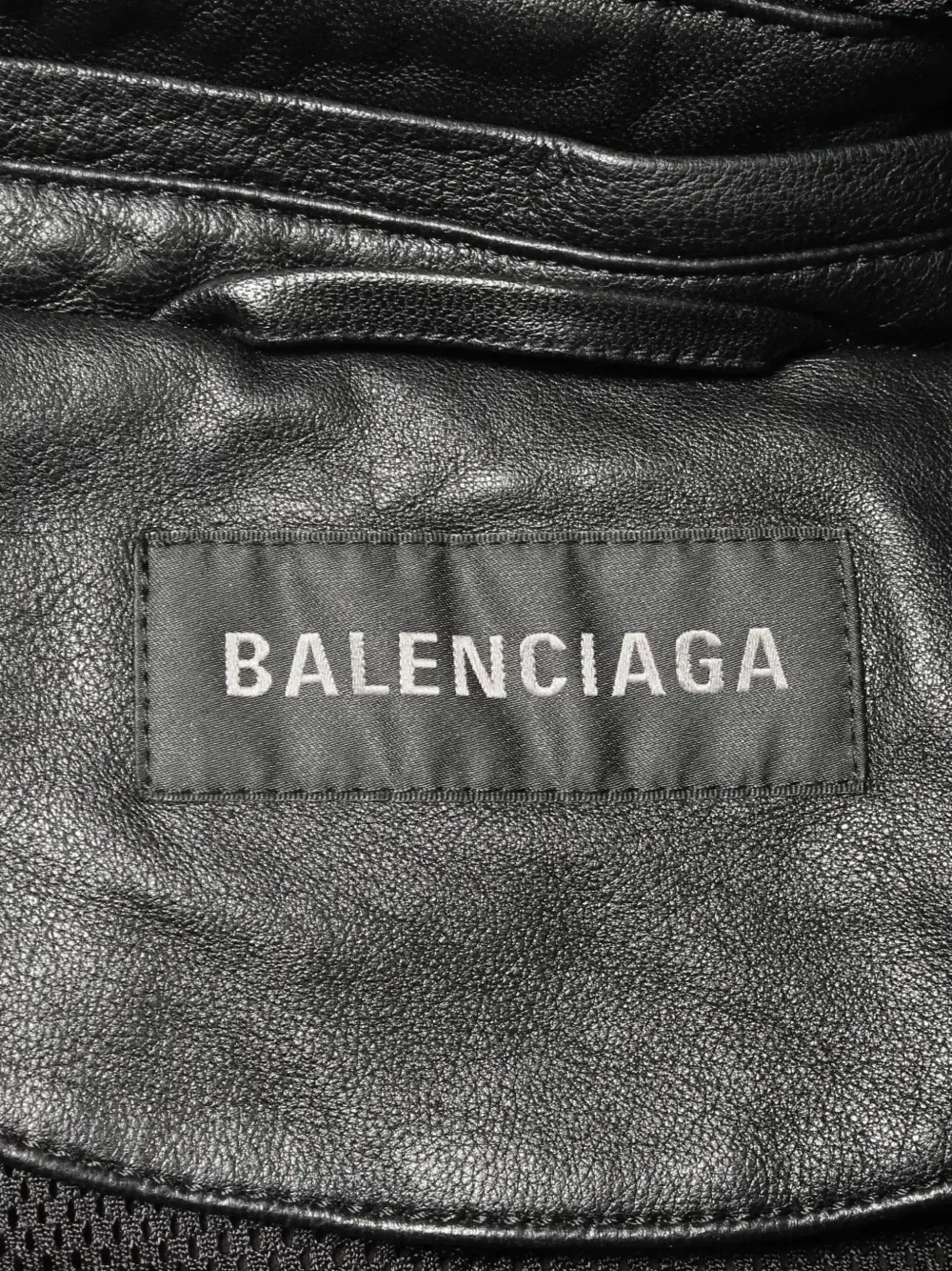 2000s 3B Icon leather track jacket