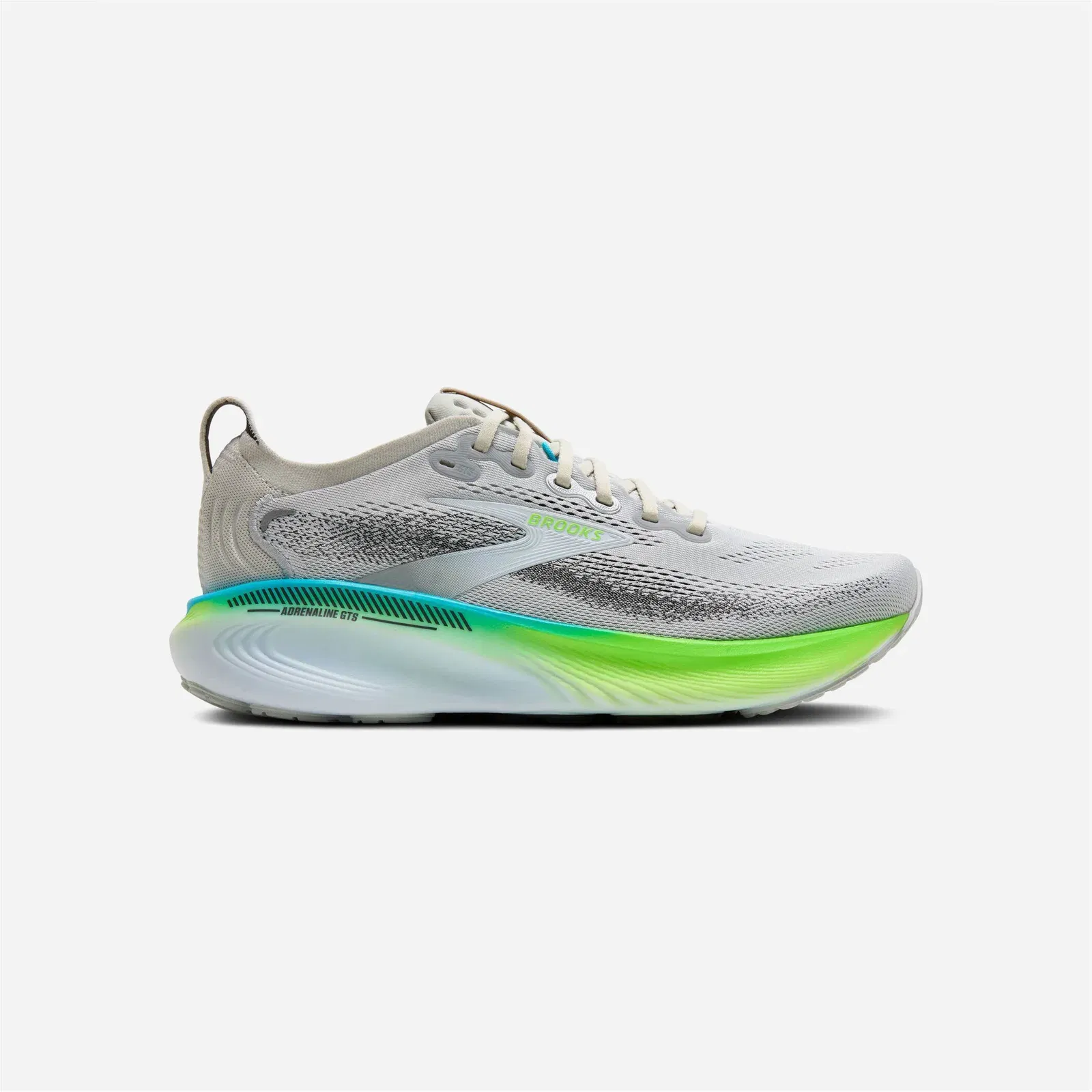 Brooks Adrenaline GTS 25 Oyster Green Gecko Blue