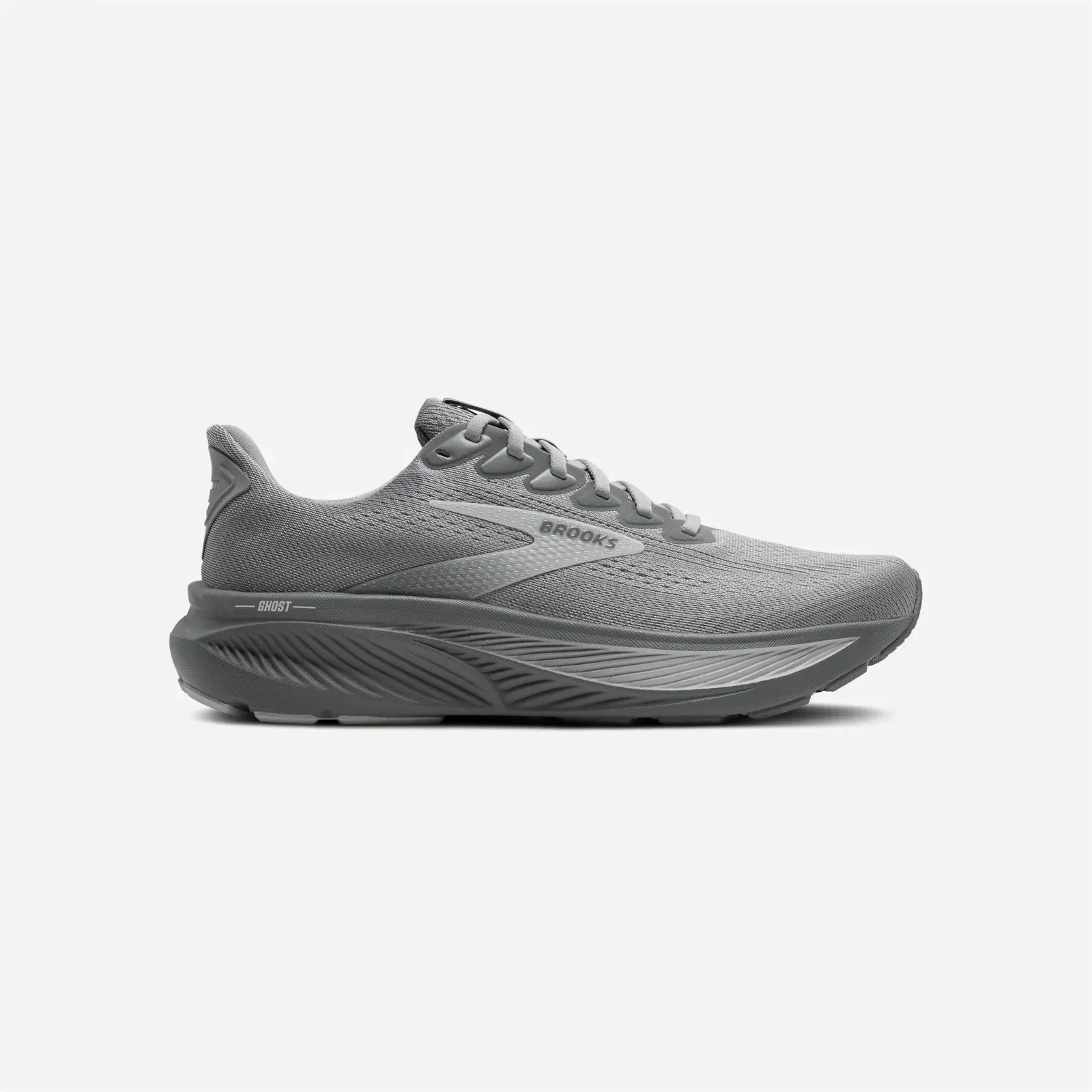 Brooks Ghost 17 Primer Gray Oyster Mushroom