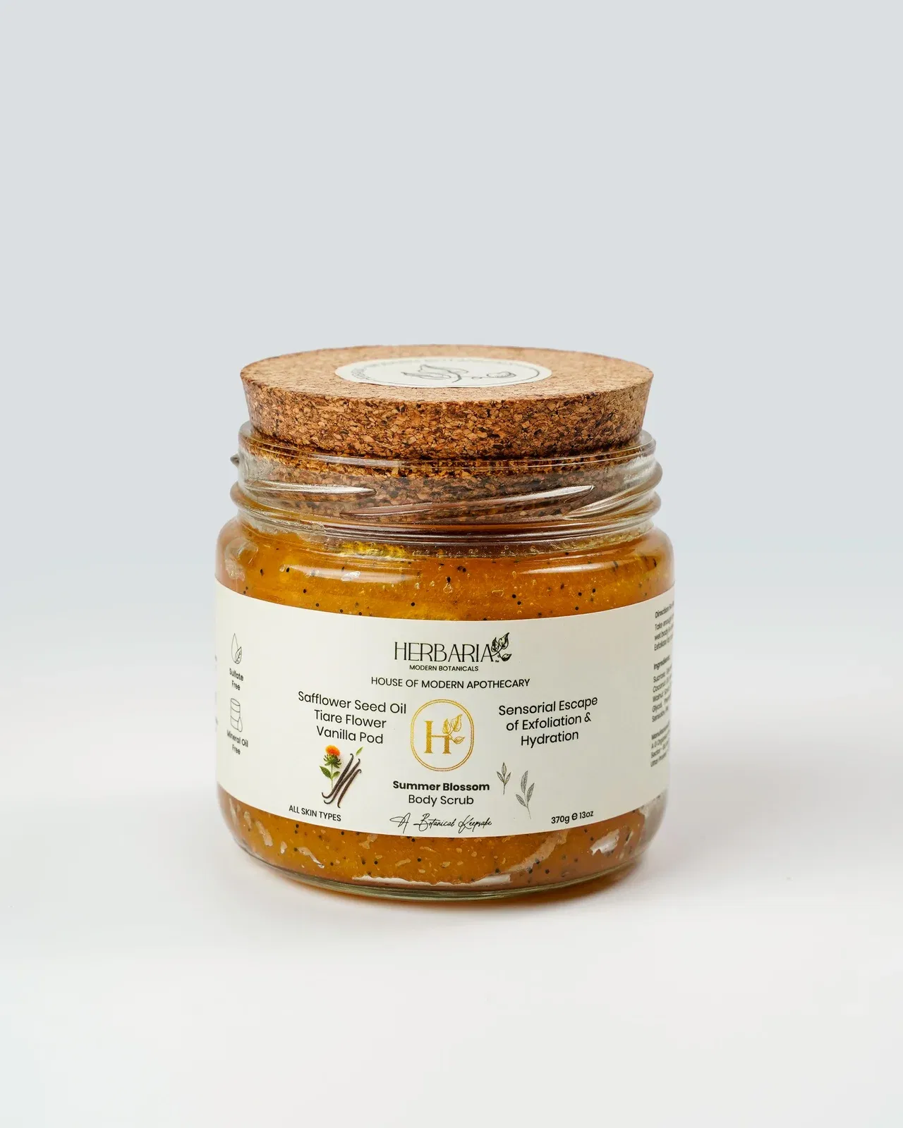 Herbaria - Modern Botanicals Summer Blossom Body Scrub 370gm