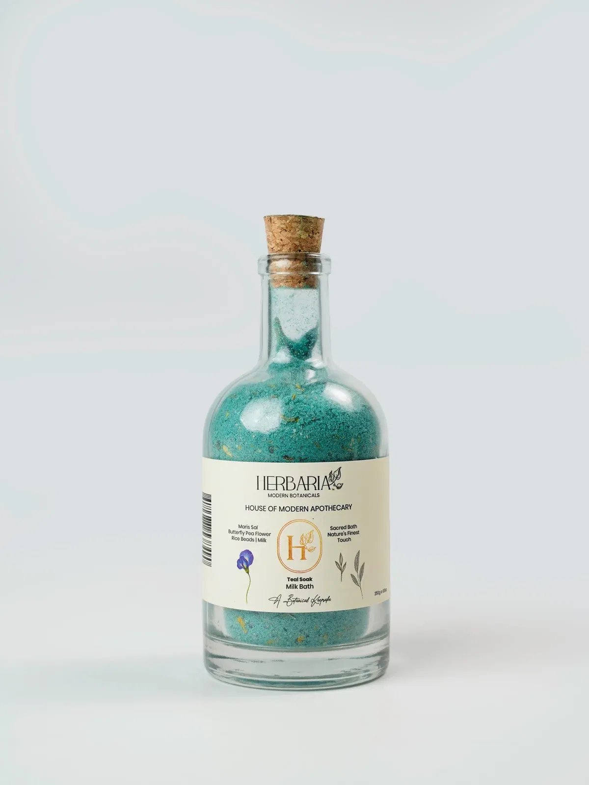 Herbaria - Modern Botanicals Teal Soak Milk Bath 250gm