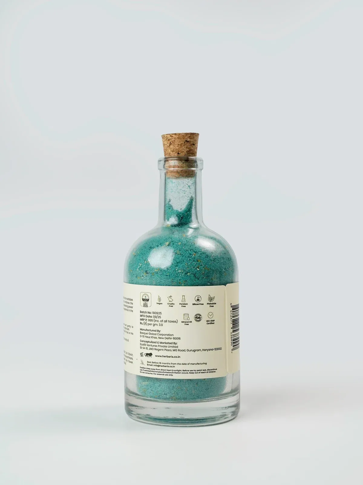 Herbaria - Modern Botanicals Teal Soak Milk Bath 250gm