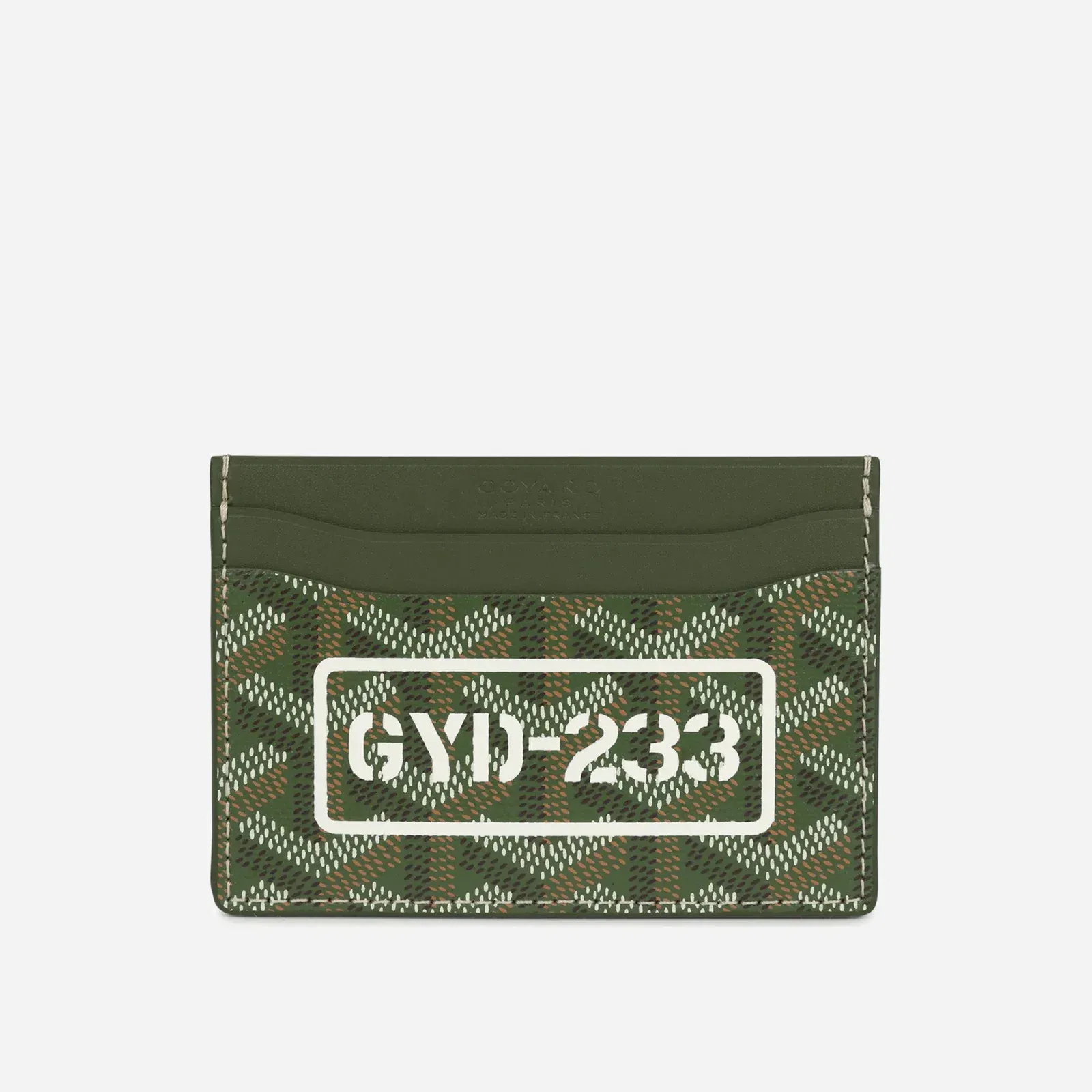 Goyard Goyardine Canvas Khaki Saint-Sulpice Card Wallet