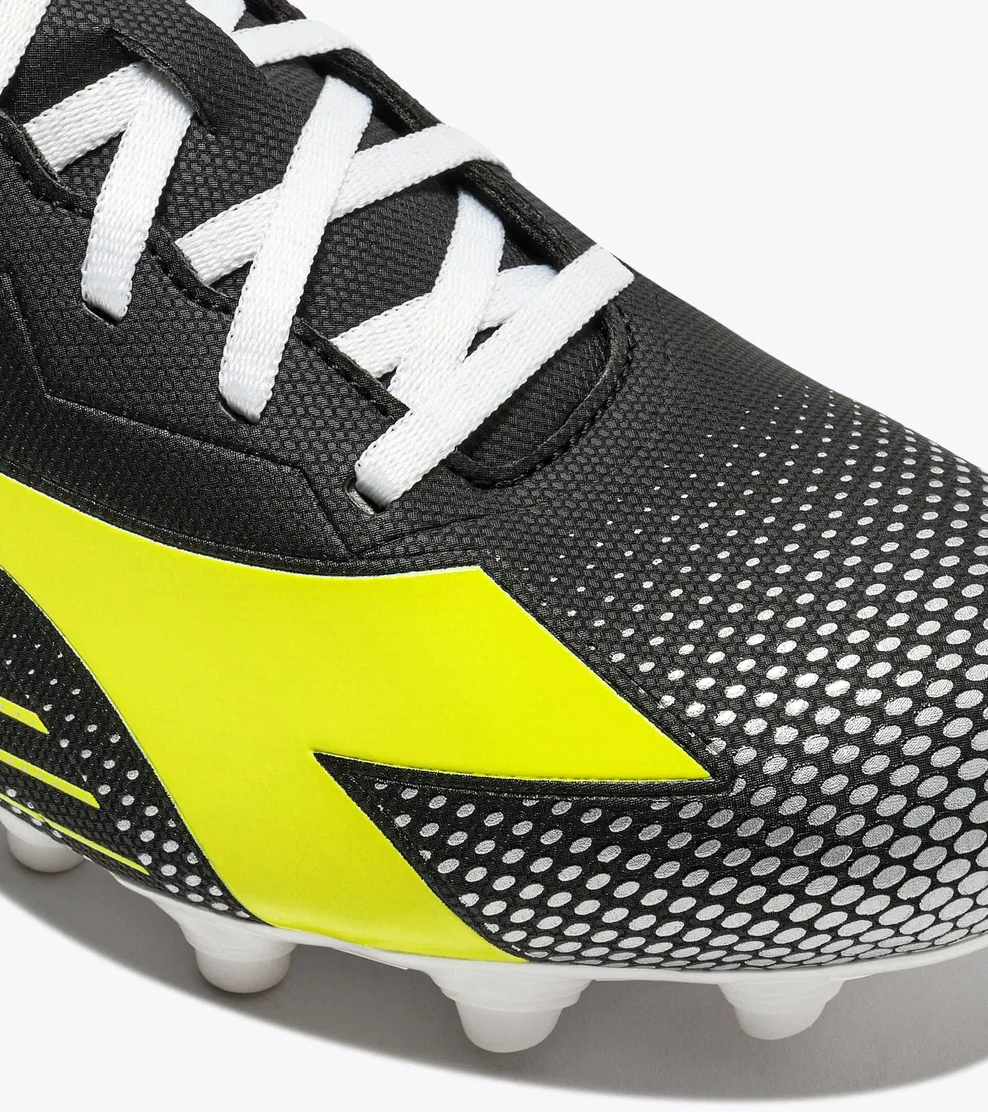 Diadora Pichichi 8 Mg14 Black/Yellow Fl Dd/Silver Dd