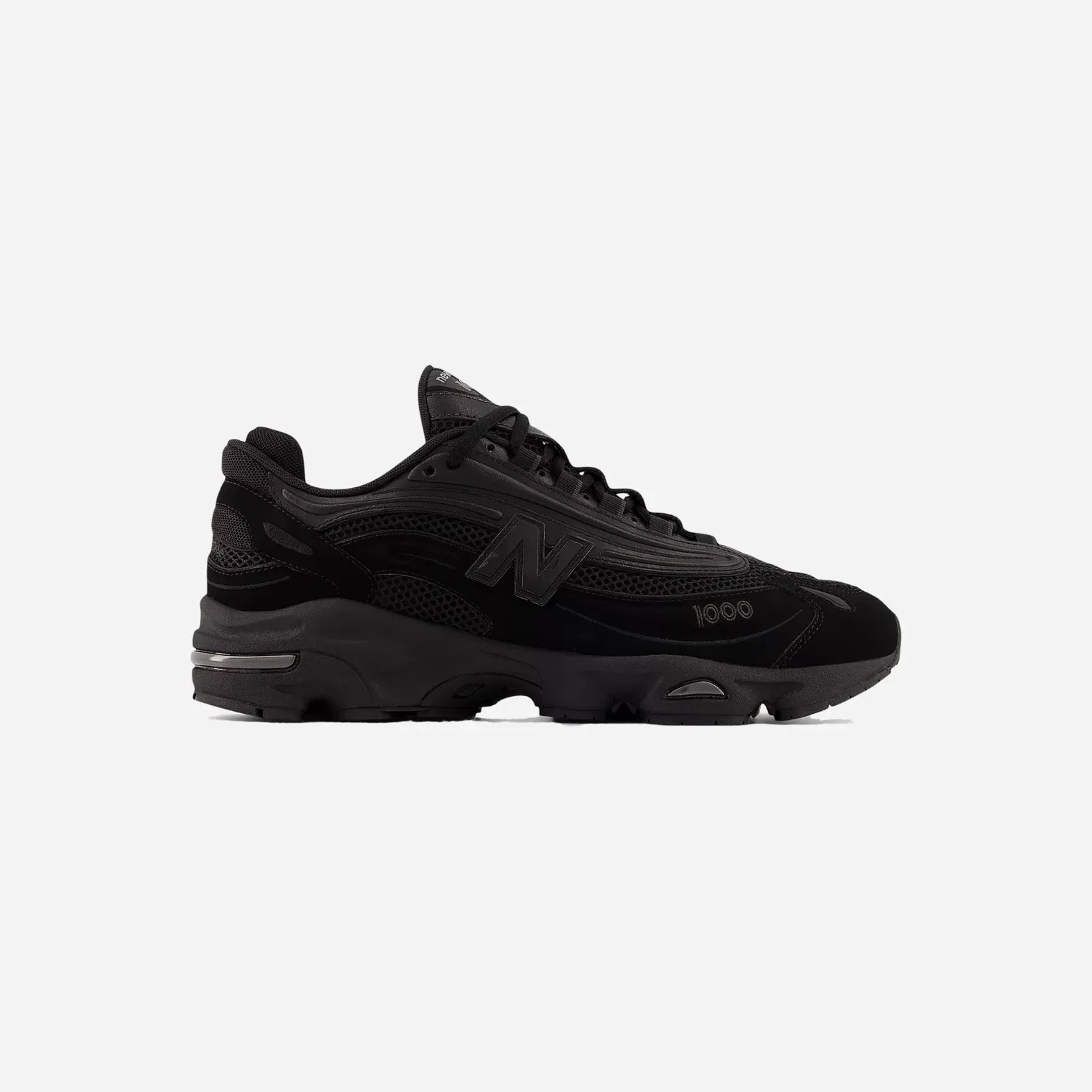 New Balance 1000 Black With Black Cement Castlerock