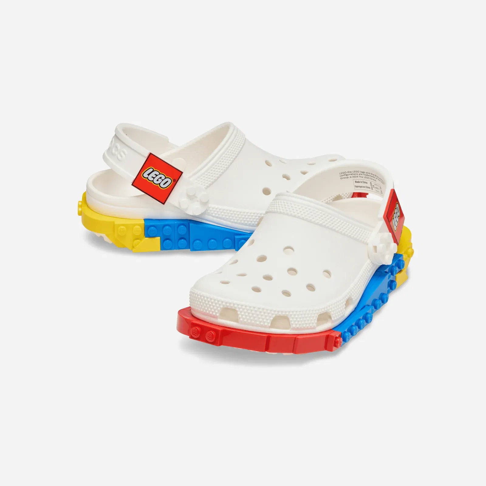 LEGO x Crocs Kids Creativity Clogs White Multi