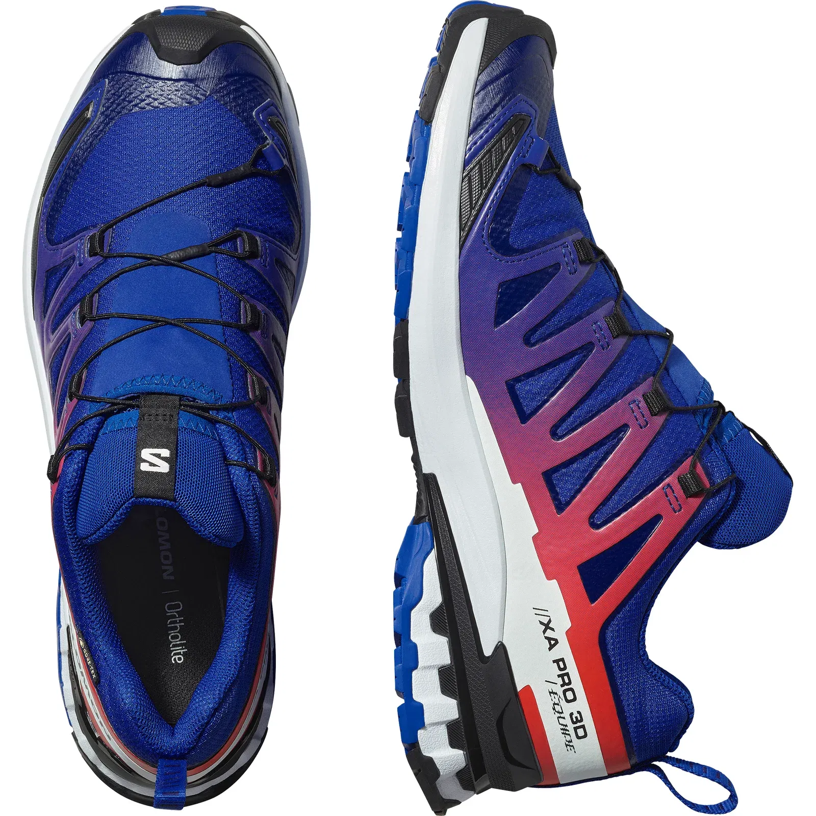 Salomon Xa Pro 3D V9 Gore-Tex Equipe Trail Running Surf The Web