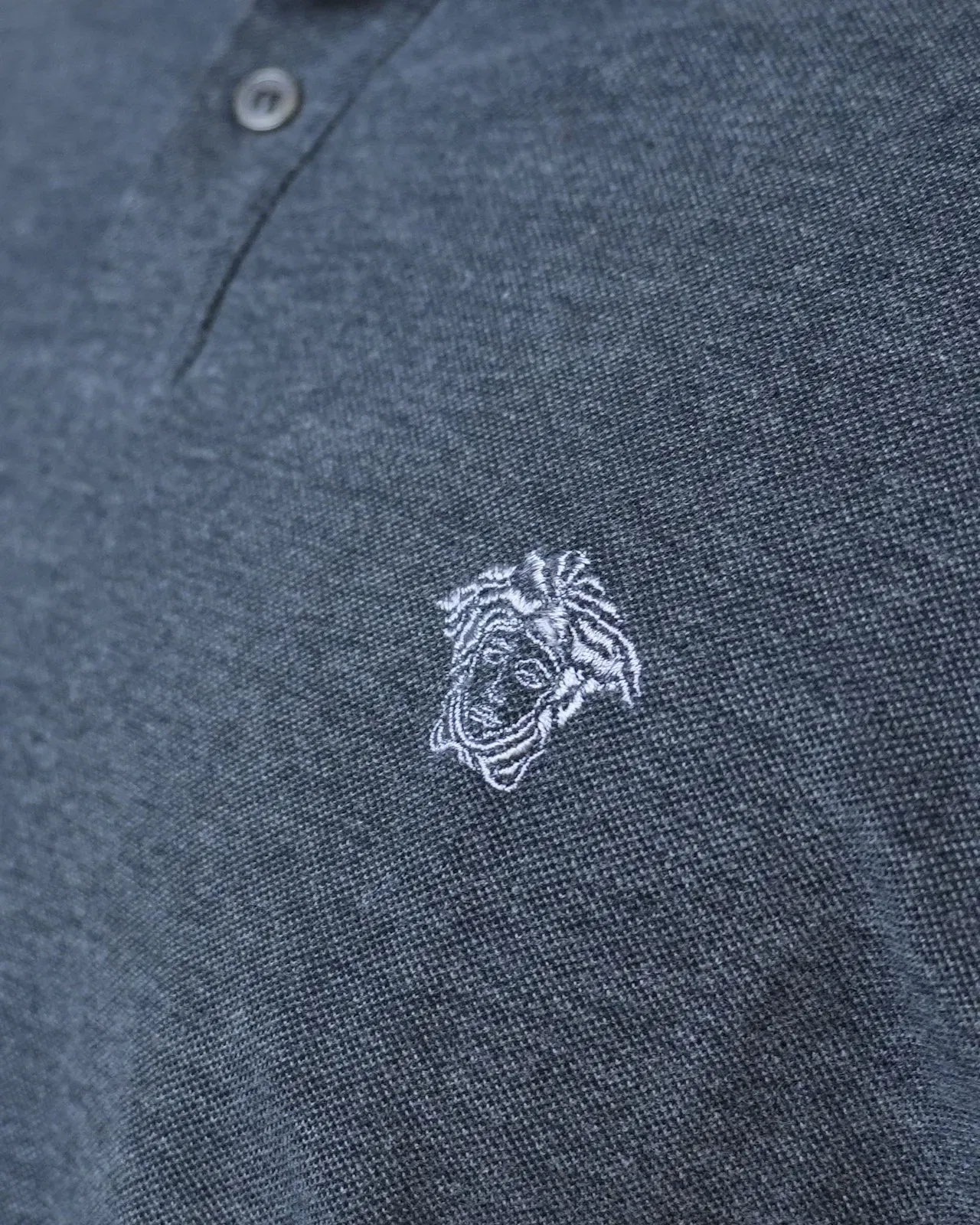 Versace Grey Polo T-Shirt (S)