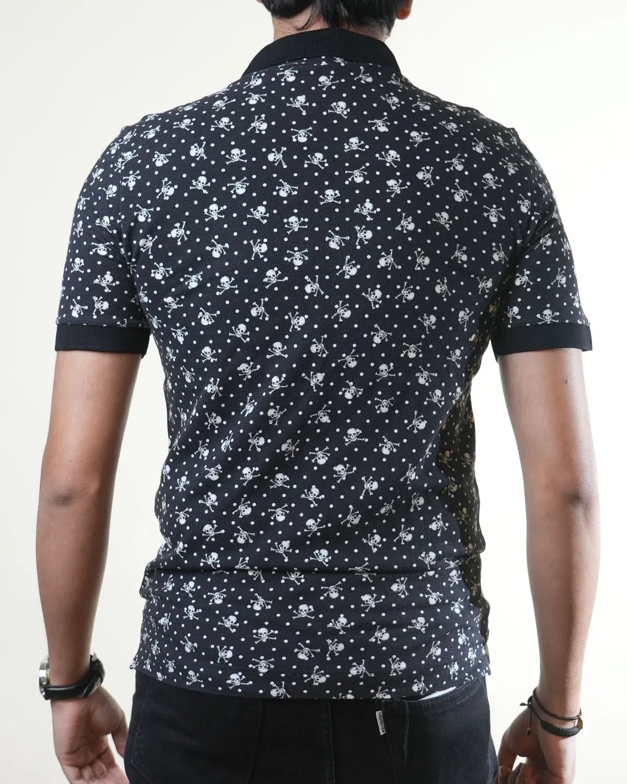Dolce & Gabbana Skull Printed Black T-Shirt (S)