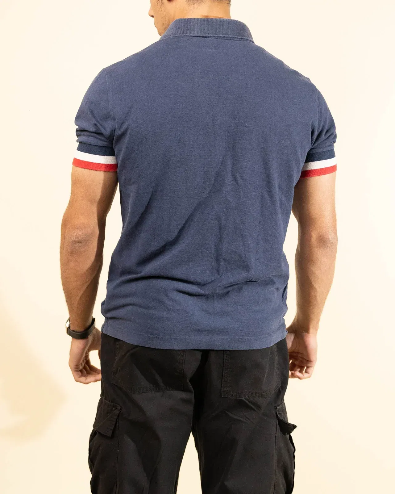 Moncler Logo-Patch Polo T-Shirt (XL)