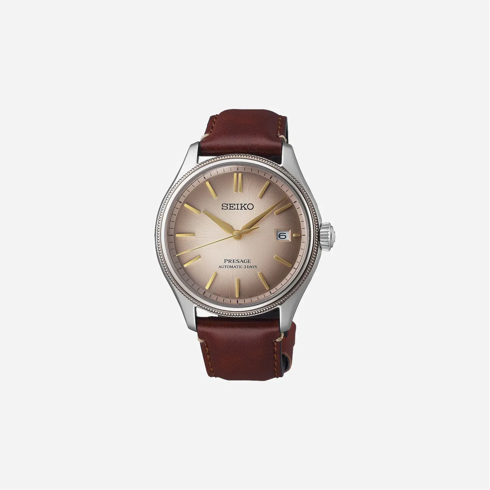 Seiko Presage Classic Limited Edition in Shiracha Alpha Dial Leather Strap Watch - SPB529J1