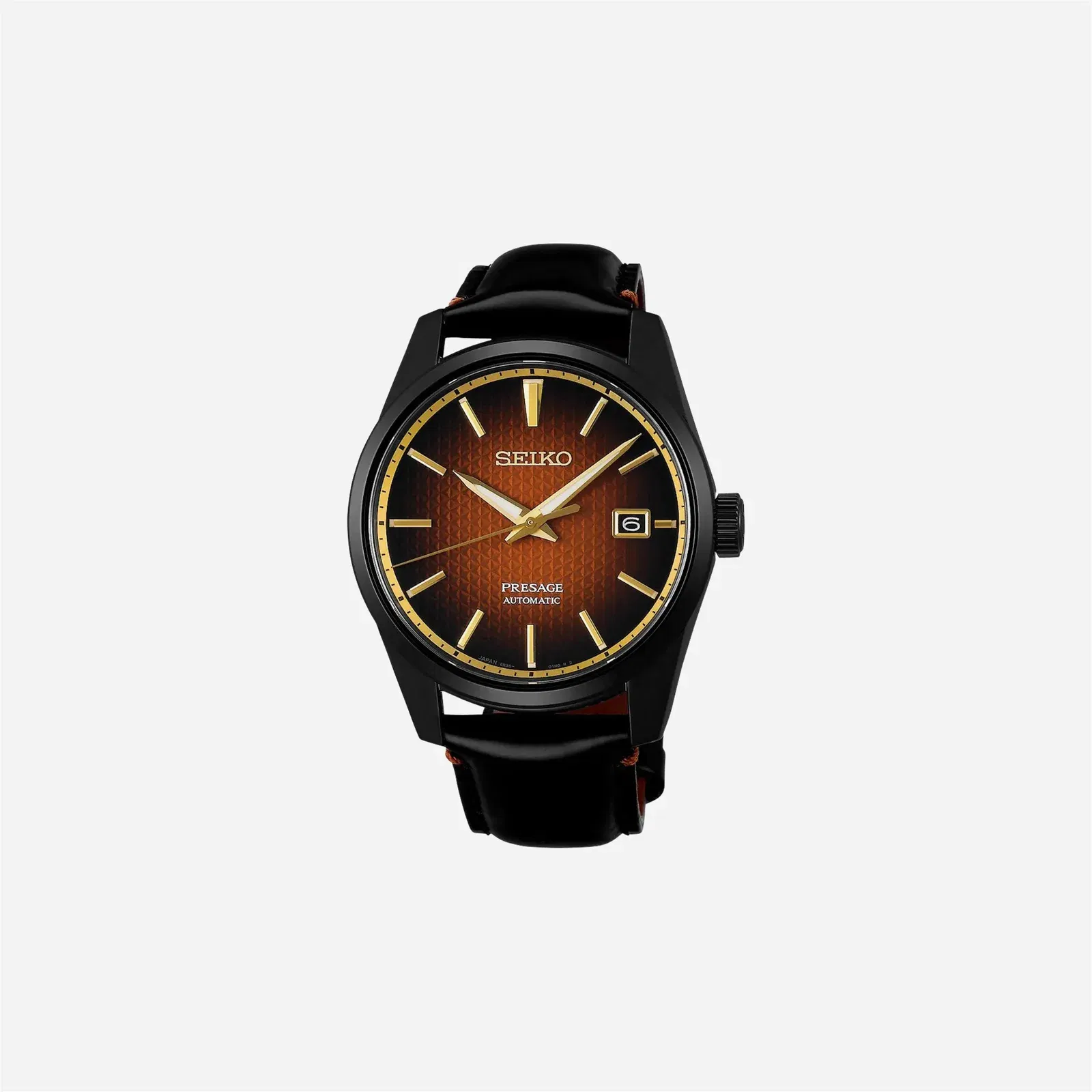 Seiko Presage Kabuki Limited Edition Brown Dial Leather Strap Watch - SPB331J1