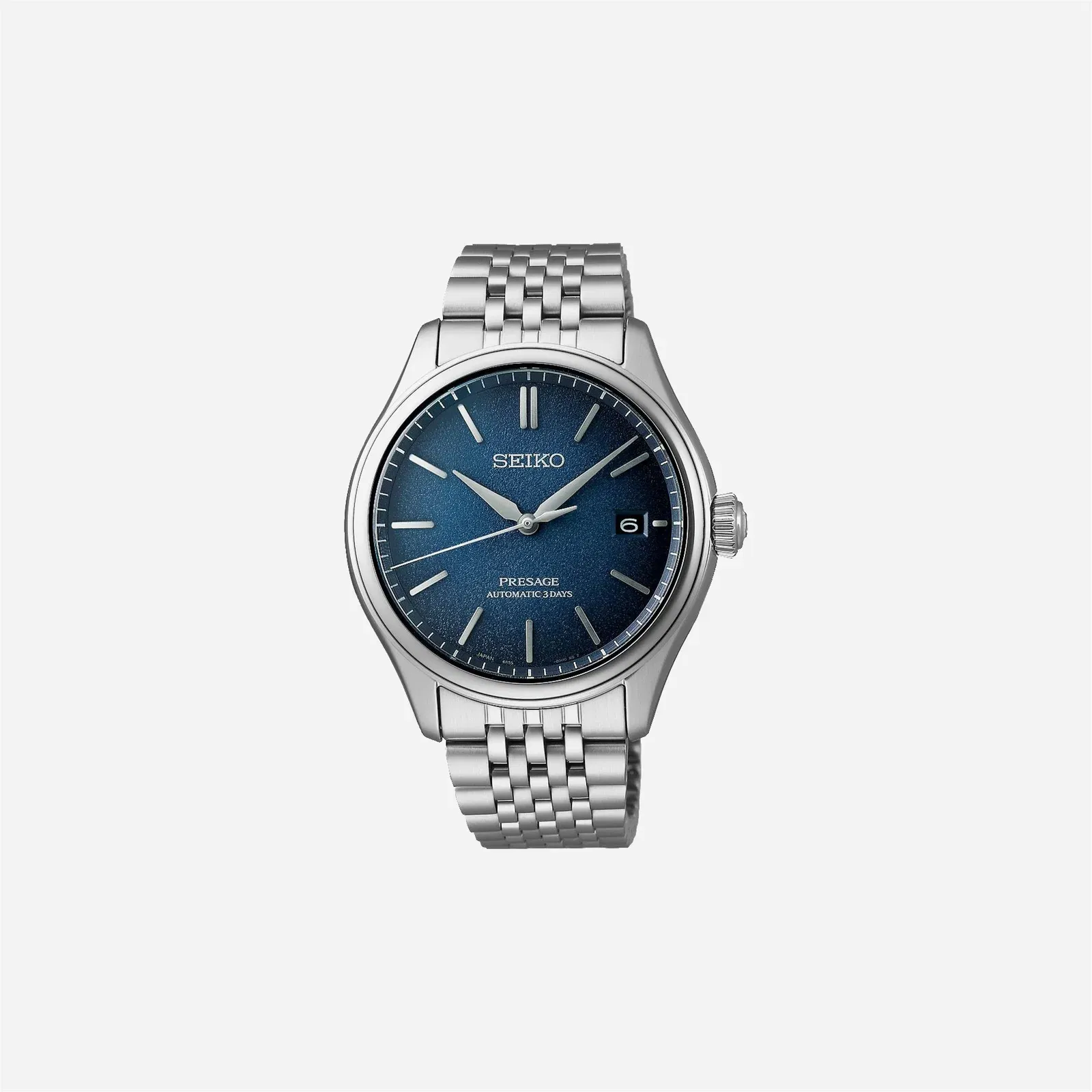 Seiko Presage Blue Dial Stainless Steel Watch - SPB525J1