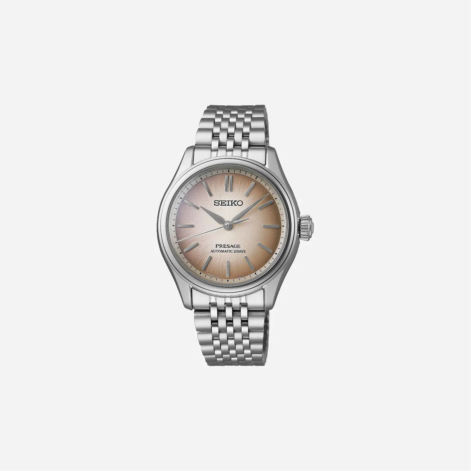 Seiko Presage Classic Series Fushi-iro Brown Dial Stainless Steel Watch - SPB523J1 - 36 mm