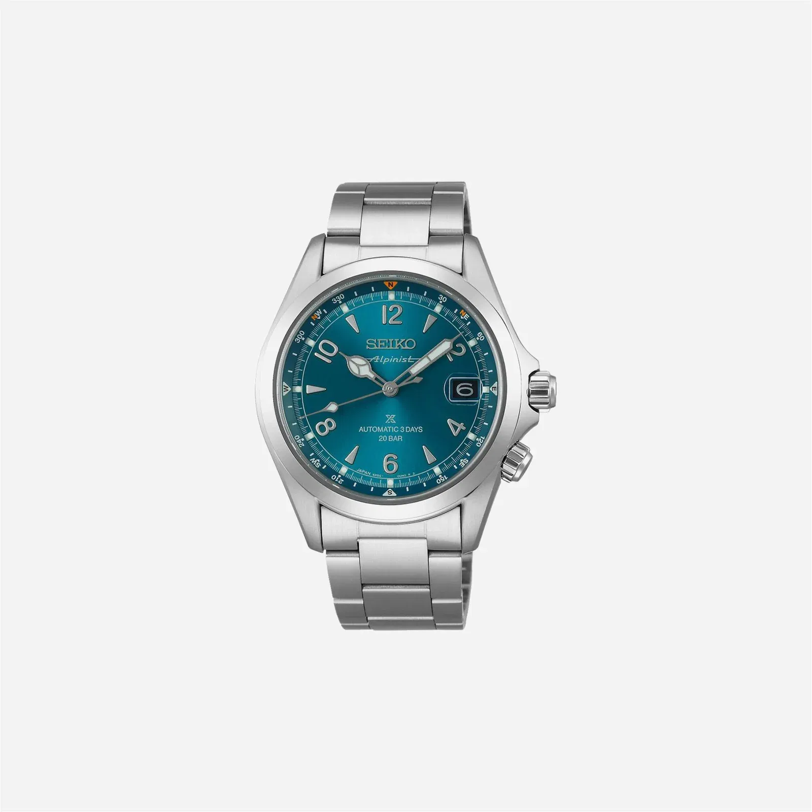Seiko Prospex Alpinist in Tealpine Teal Dial Stainless Steel Watch - SPB503J1