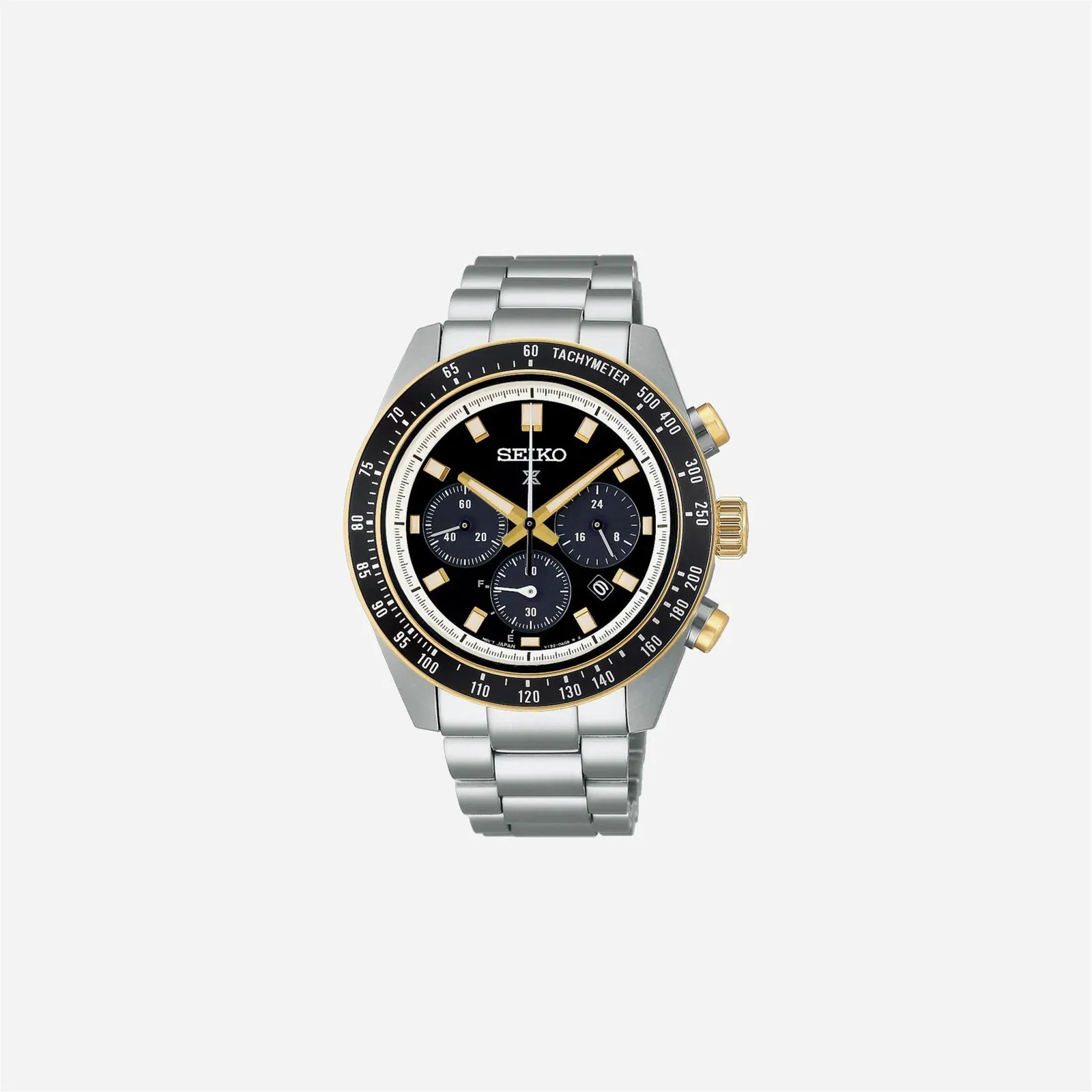 Seiko Prospex Circuit Race Solar Black Dial Stainless Steel Watch - SSC941P1