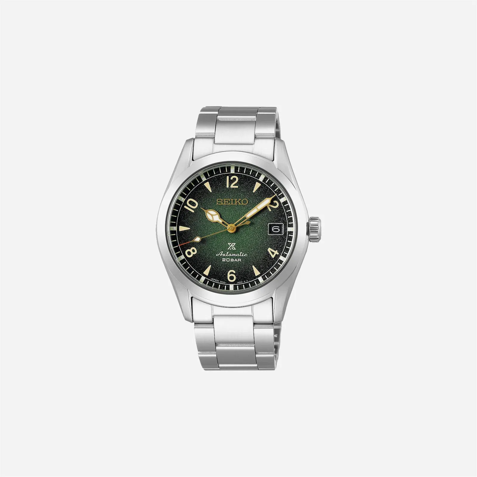 Seiko Prospex Alpinist Watch Green Dial Stainless Steel Watch - SPB155J1