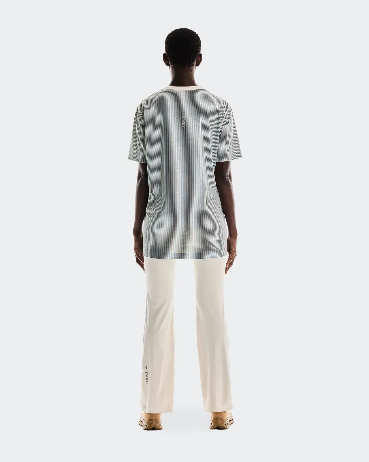 On Active T-Shirt Loewe Beige Blue