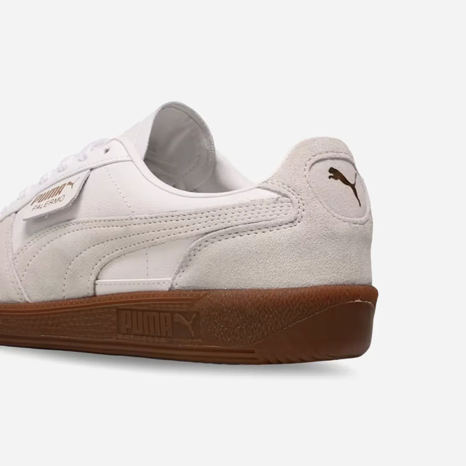 Puma Palermo Leather Res White Glacial Gray Gum