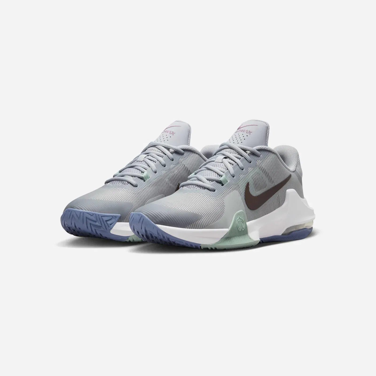 Nike Air Max Impact 4 Wolf Grey Burgundy Crush