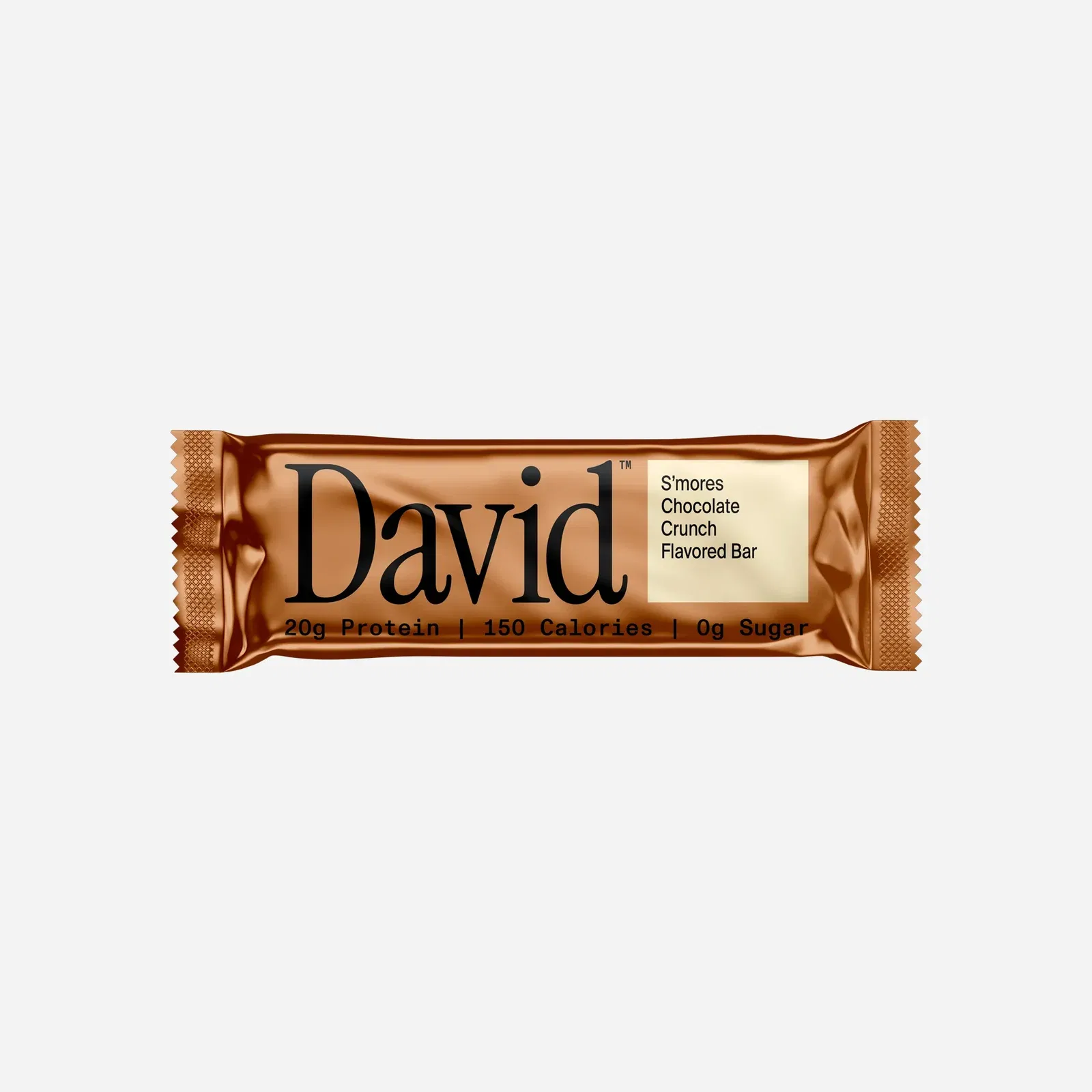 David Protein Bronze Smores Chocolate Crunch (20g Protein) - 12 Bars