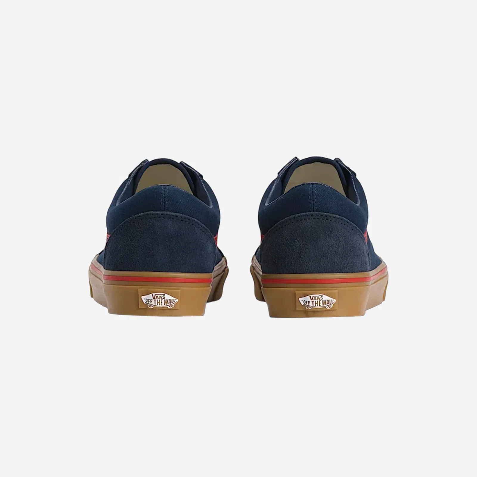 Vans Old Skool Gum Shoe Navy Blue Red