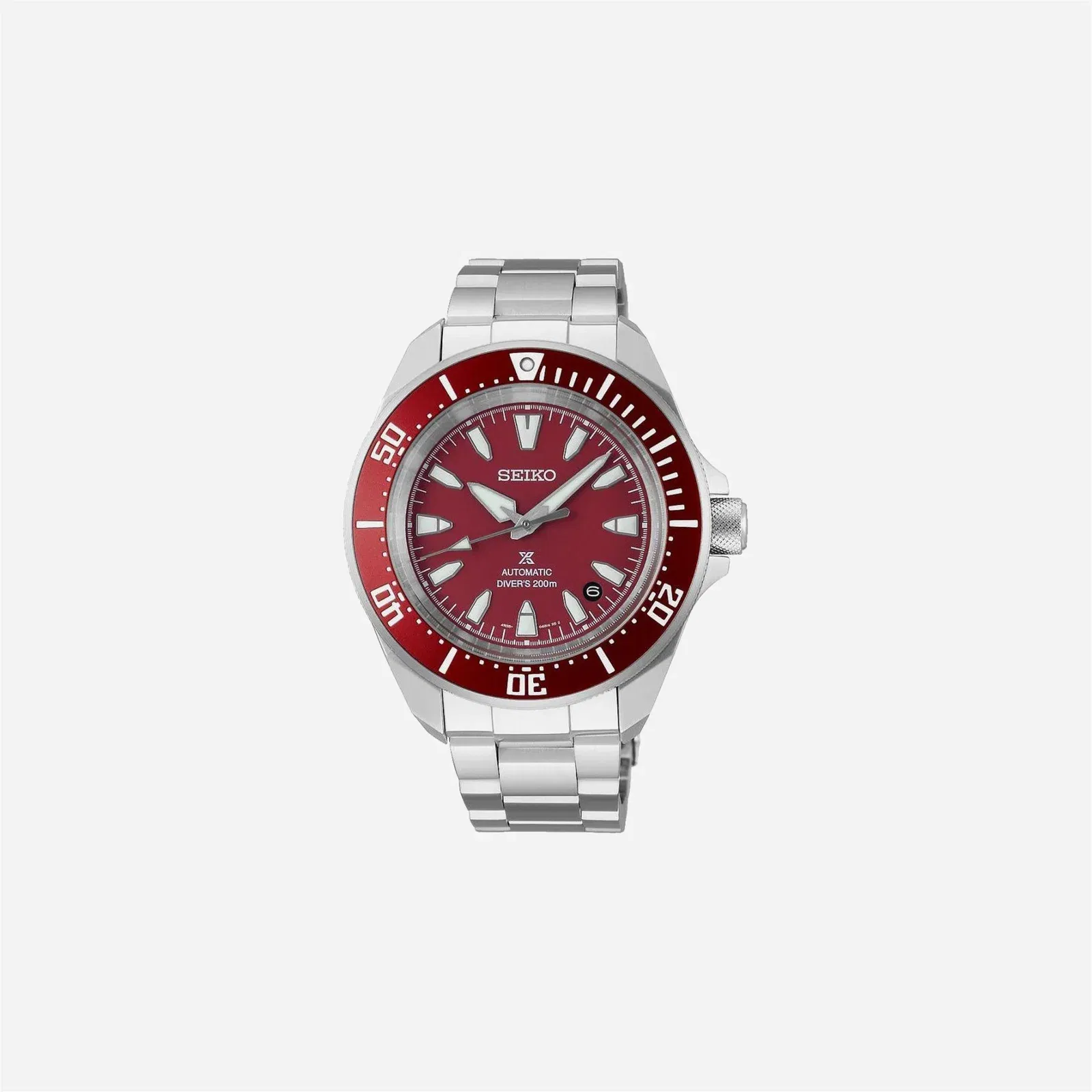 Seiko Prospex 4R Red Shog-Urai Divers Red Dial Stainless Steel Watch - SRPL11K1