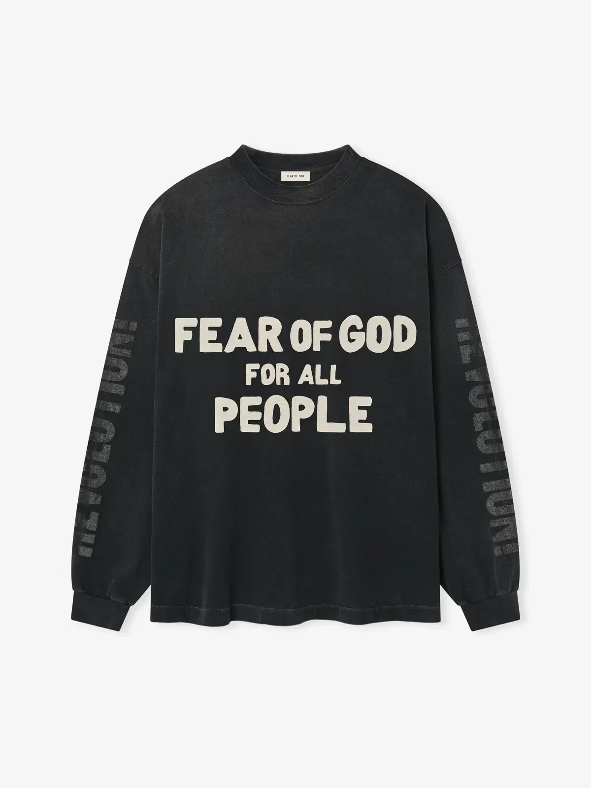 Essentials For All People Relaxed Long Sleeve T-Shirt Black