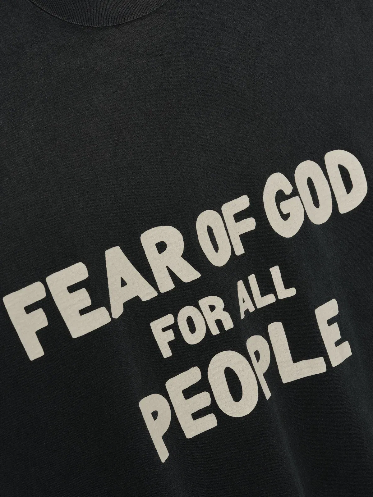 Essentials For All People Relaxed Long Sleeve T-Shirt Black