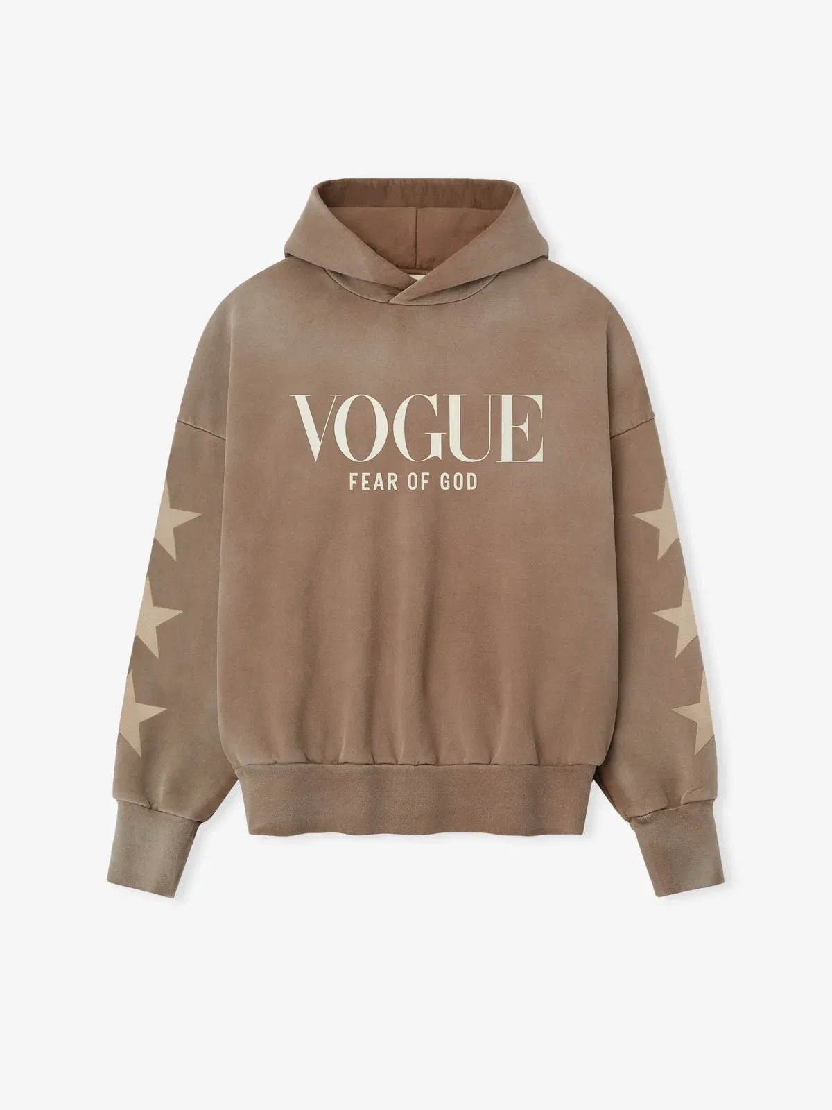 Essentials Vogue Fear Of God Neighborhood Hoodie Dune Pearl