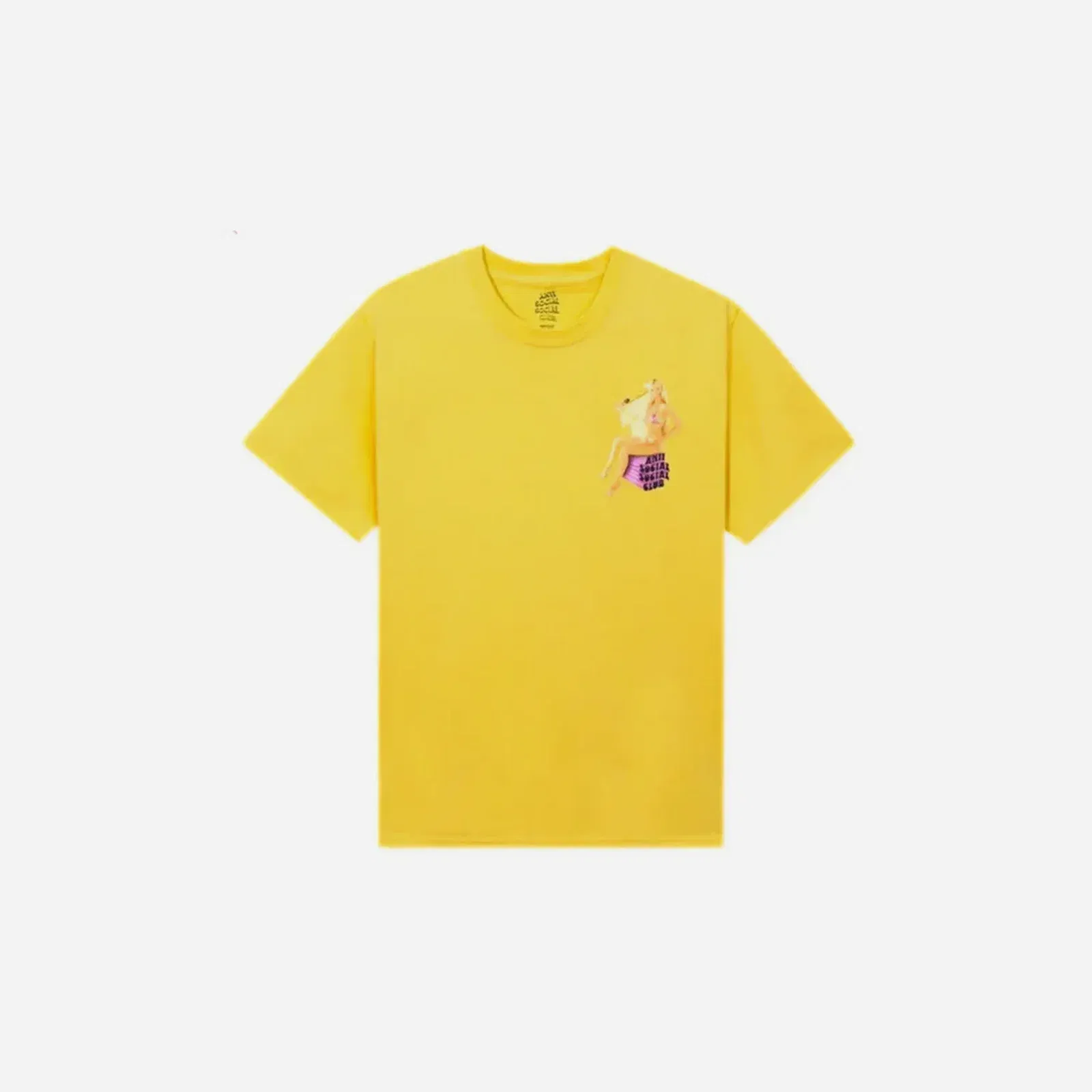 Anti Social Social Club Ellen Von Unwerth For Assc 3D Fantasy Yellow T-Shirt