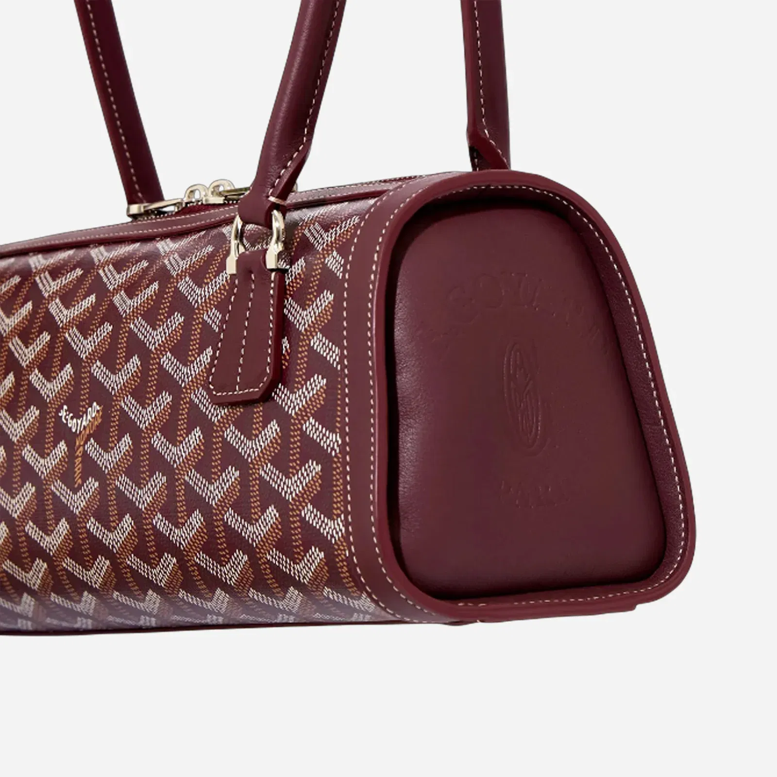 Goyard Bonbonniere Bag Burgundy