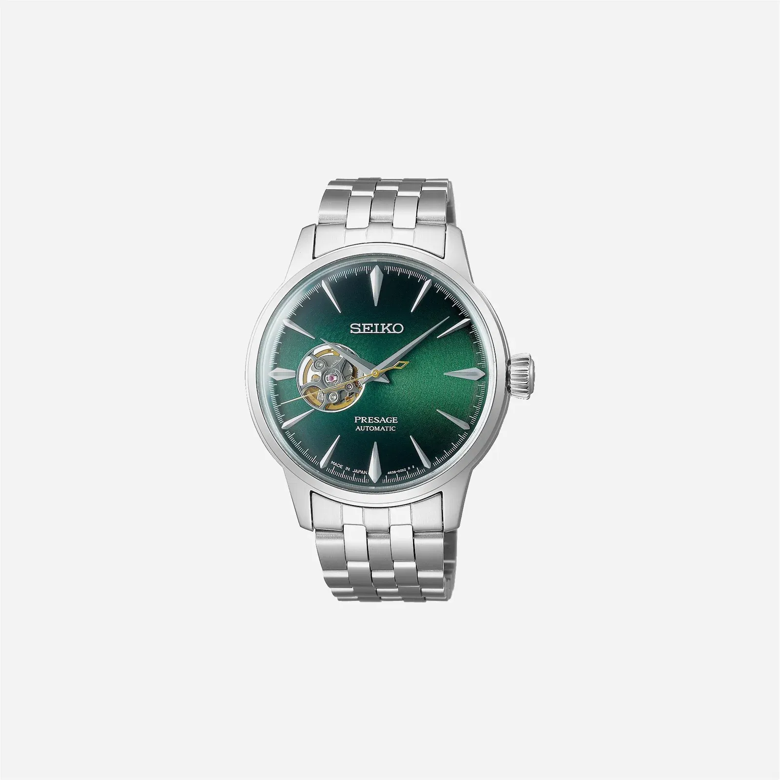 Seiko Presage Automatic Green Dial Stainless Steel Watch - SSA441J1