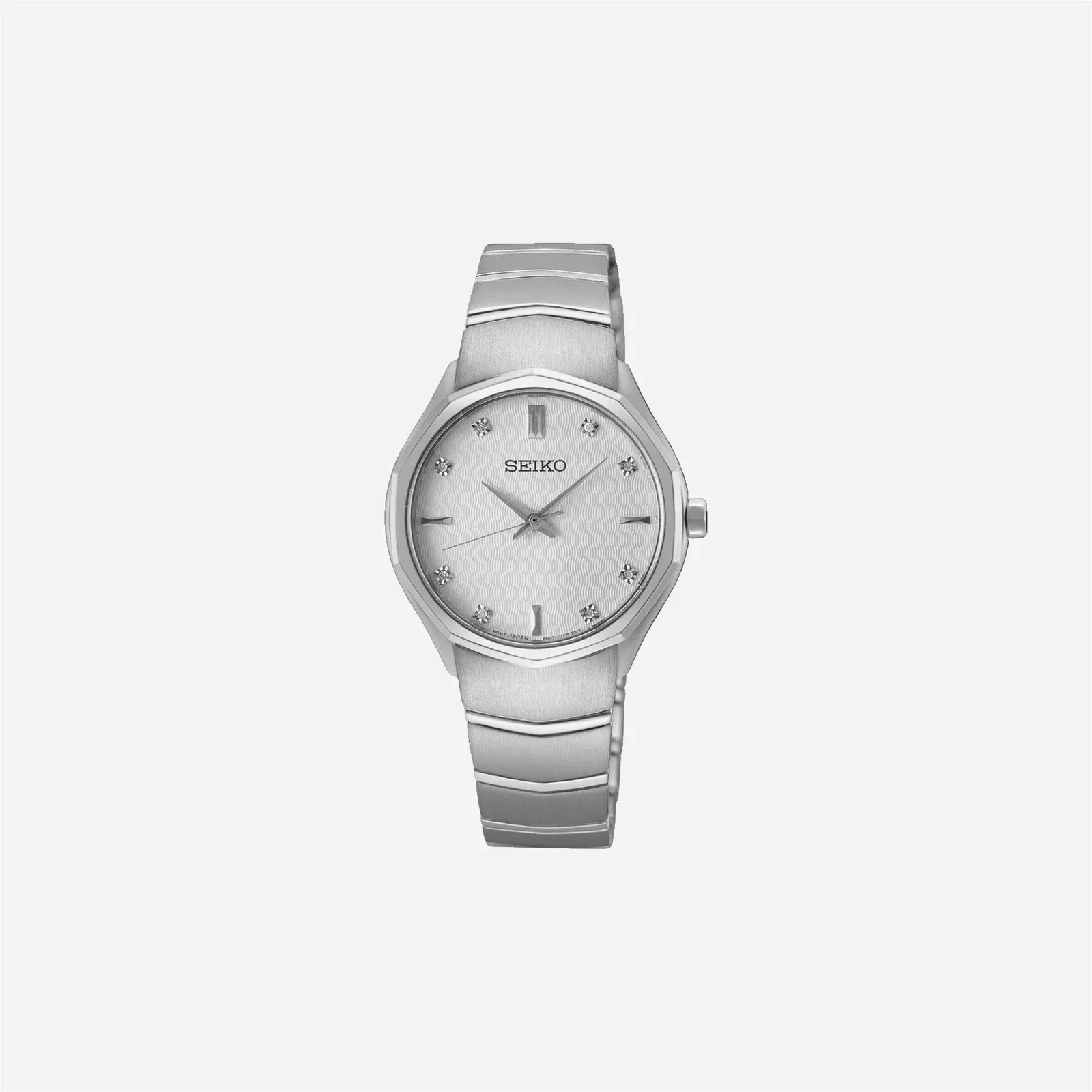 Seiko Classic White Dial Stainless Steel Watch - SUR615P1