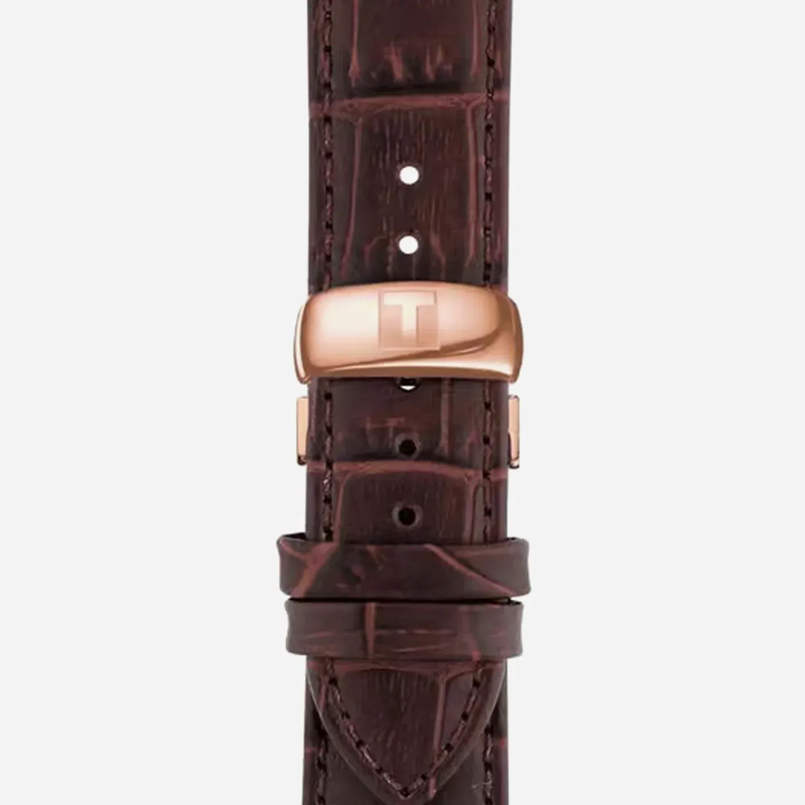 Tissot Tradition Quartz Dial Brown Leather Strap Watch