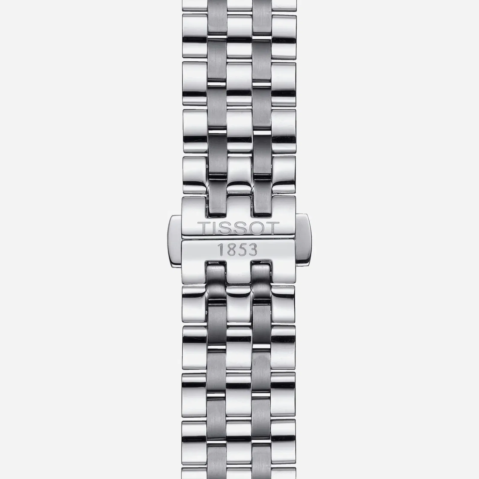 Tissot Carson Premium Powermatic 80 Leaf Dial Silver Stainless Steel Strap Watch