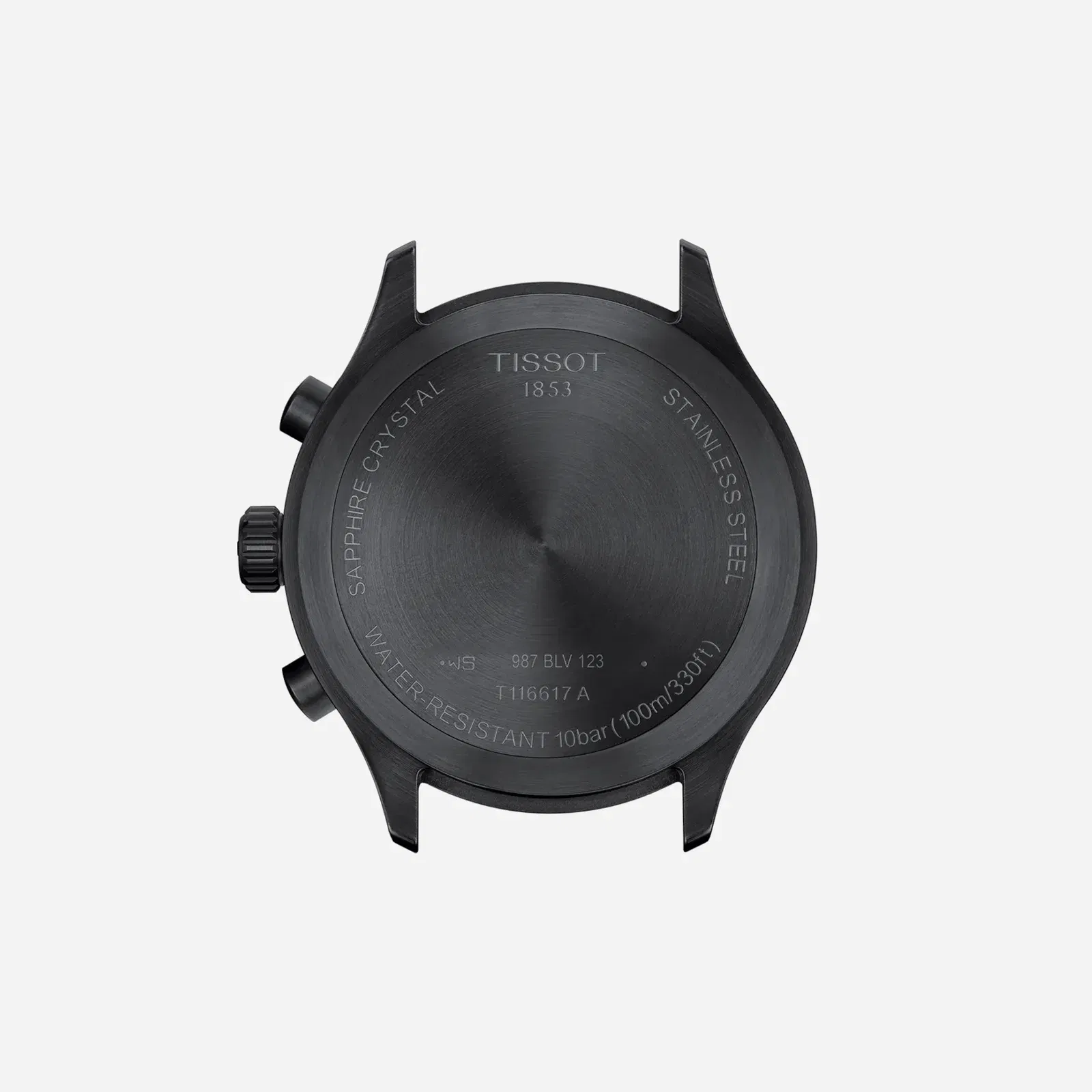 Tissot Chrono XL Vintage Quartz Dial Black Leather Strap Watch - 45 mm