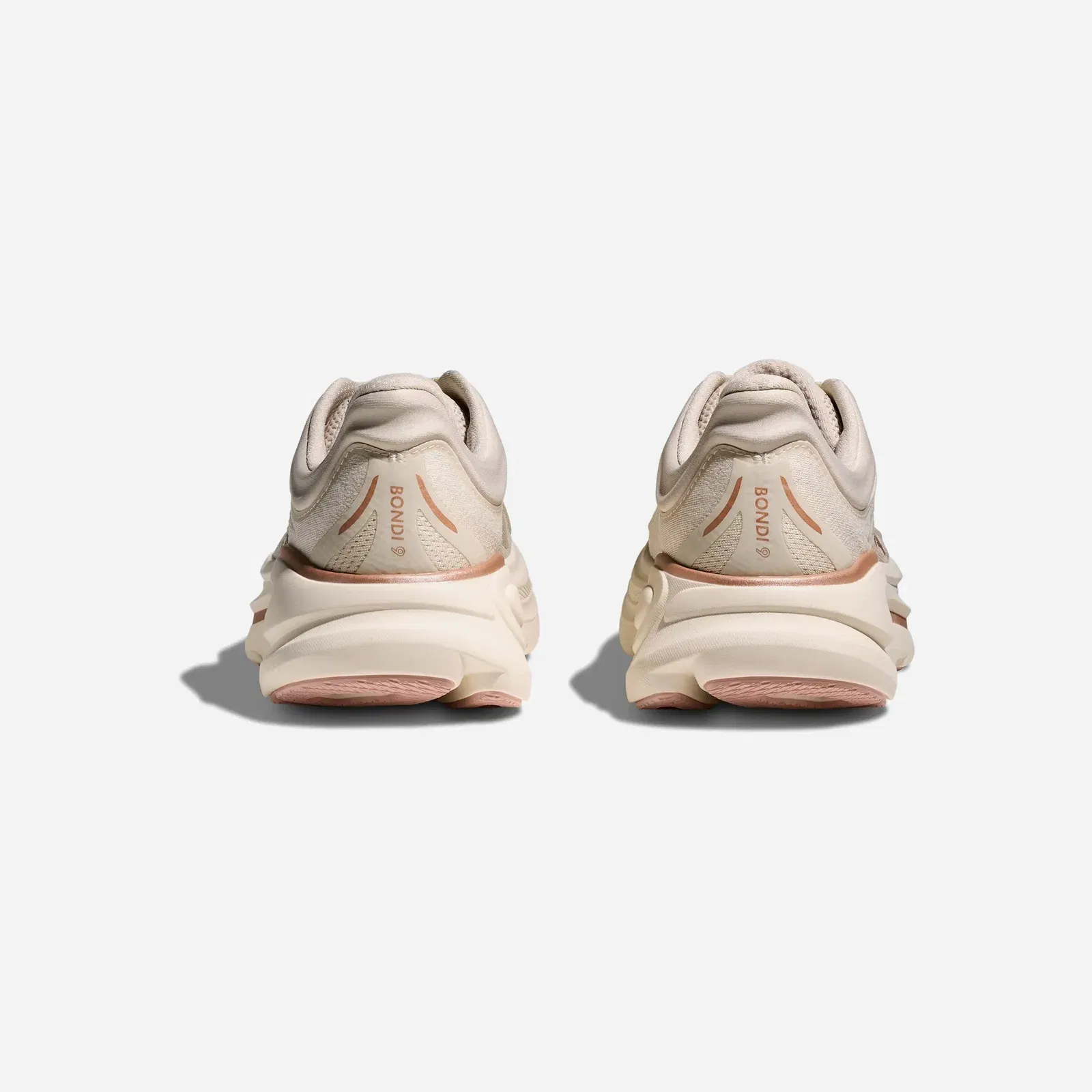 Hoka Bondi 9 Oat Milk Rose Gold Regular WMNS