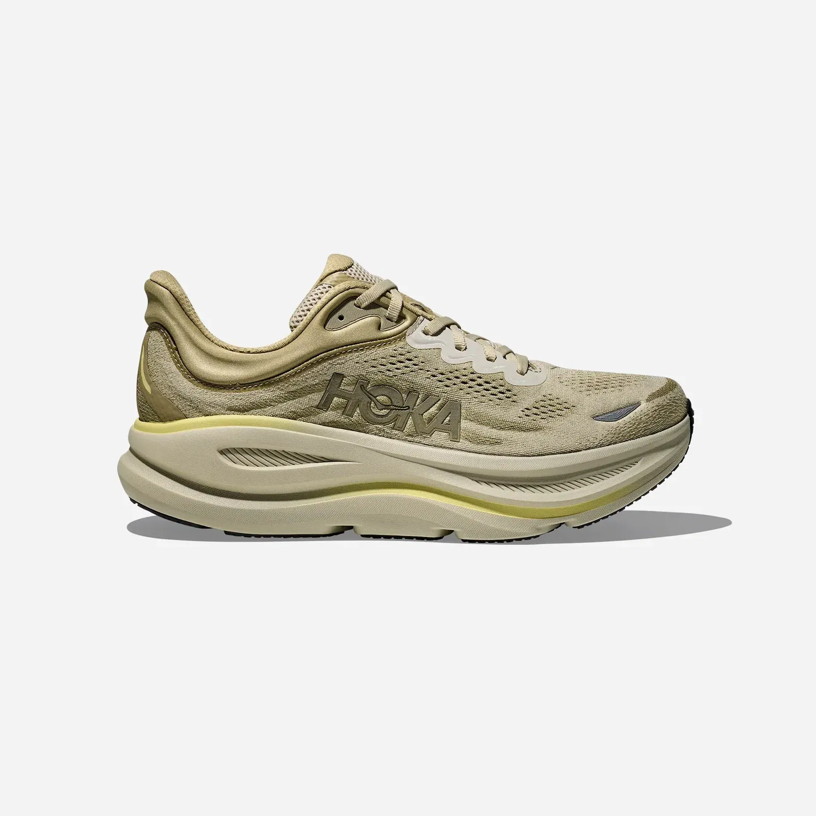 Hoka Bondi 9 Grassland Oyster Mushroom Regular