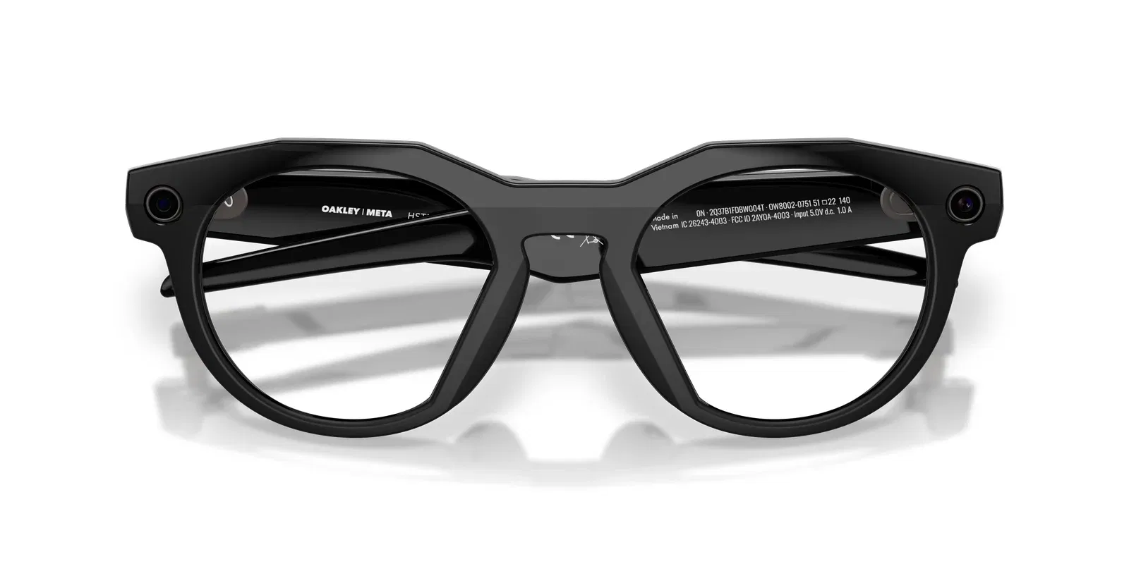 Oakley Meta Hstn Ai Performance Glasses Black Frame